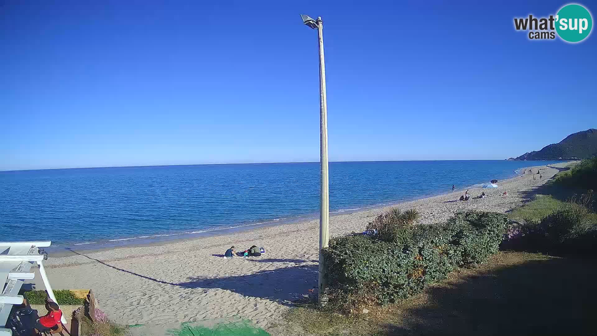 Spletna kamera plaža Museddu – Ogliastra – Sardinija – Italija