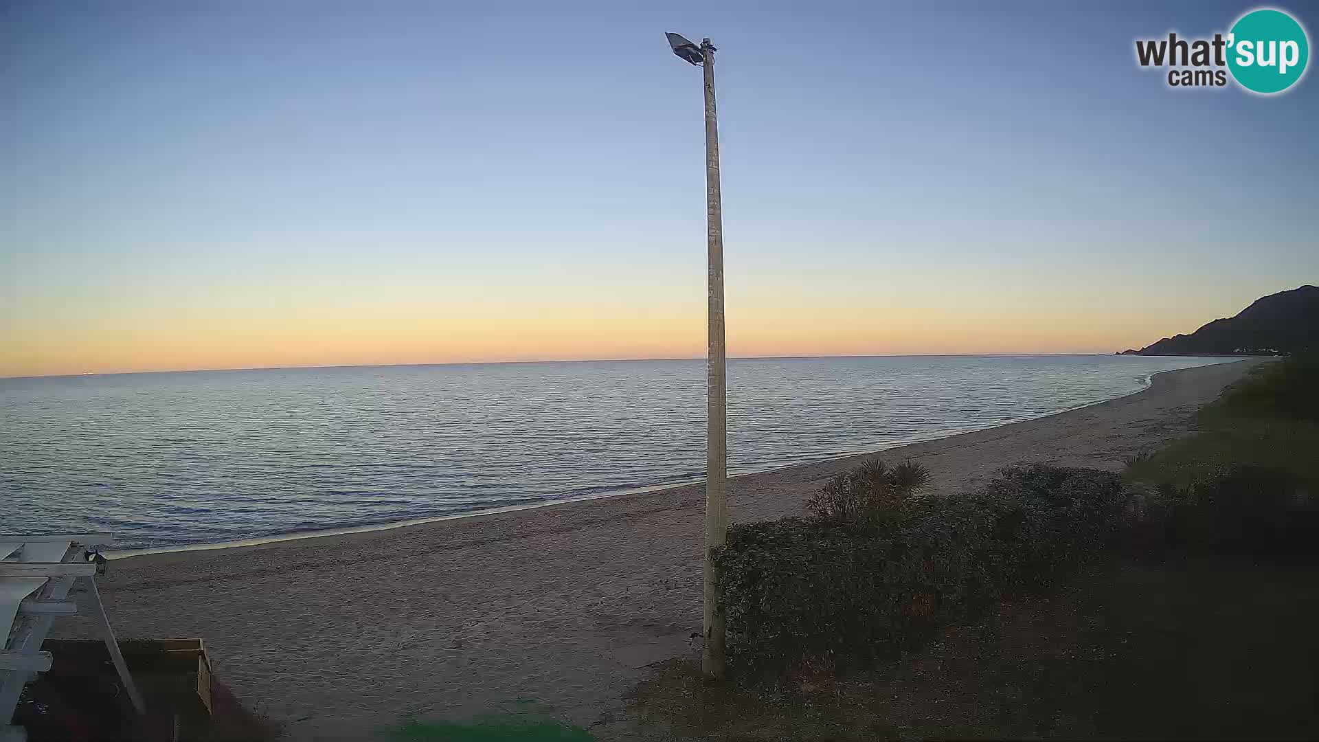 Webcam plage Museddu – Ogliastra livecam Sardaigne – Italie