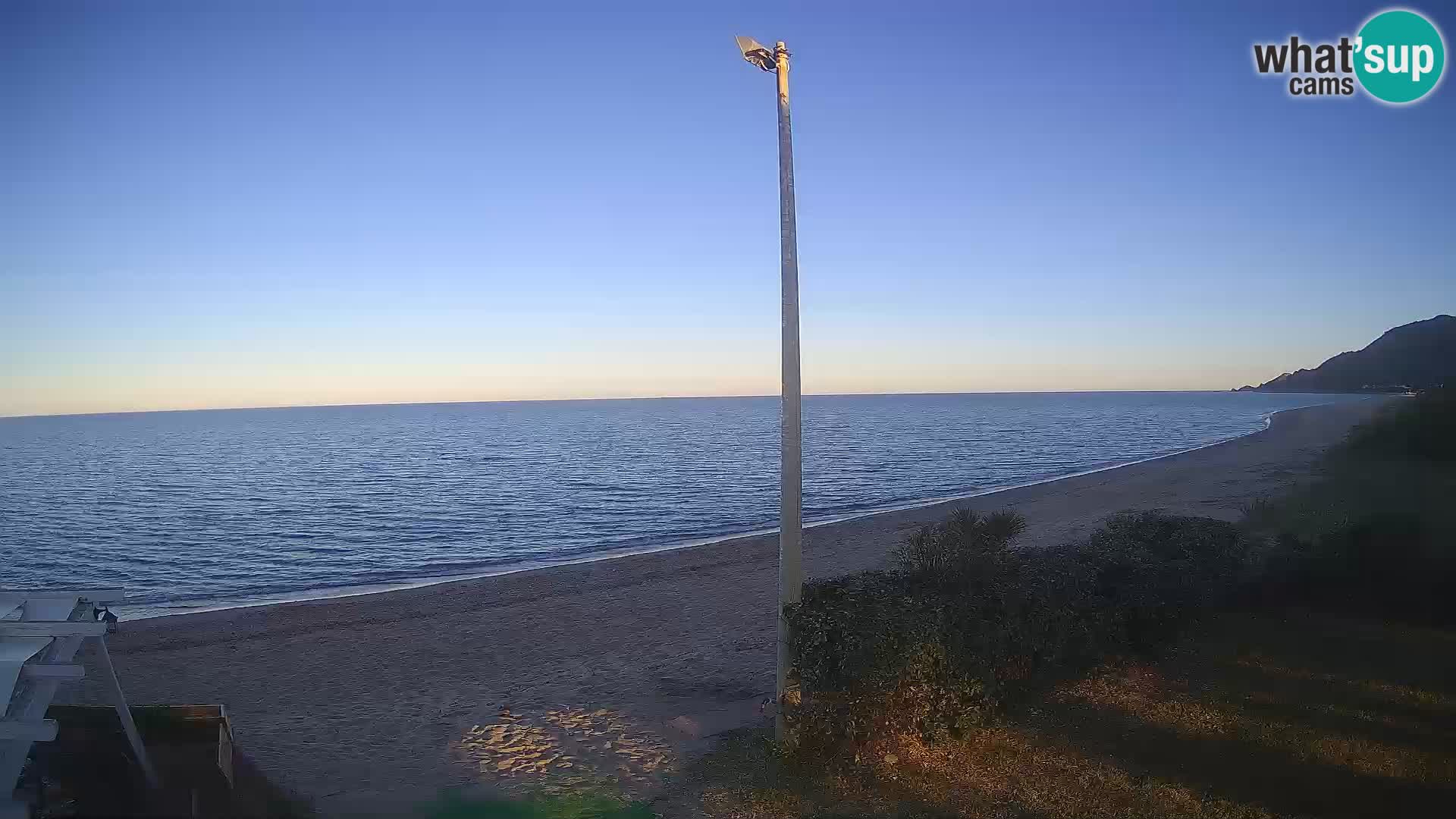 Webcam plage Museddu – Ogliastra livecam Sardaigne – Italie