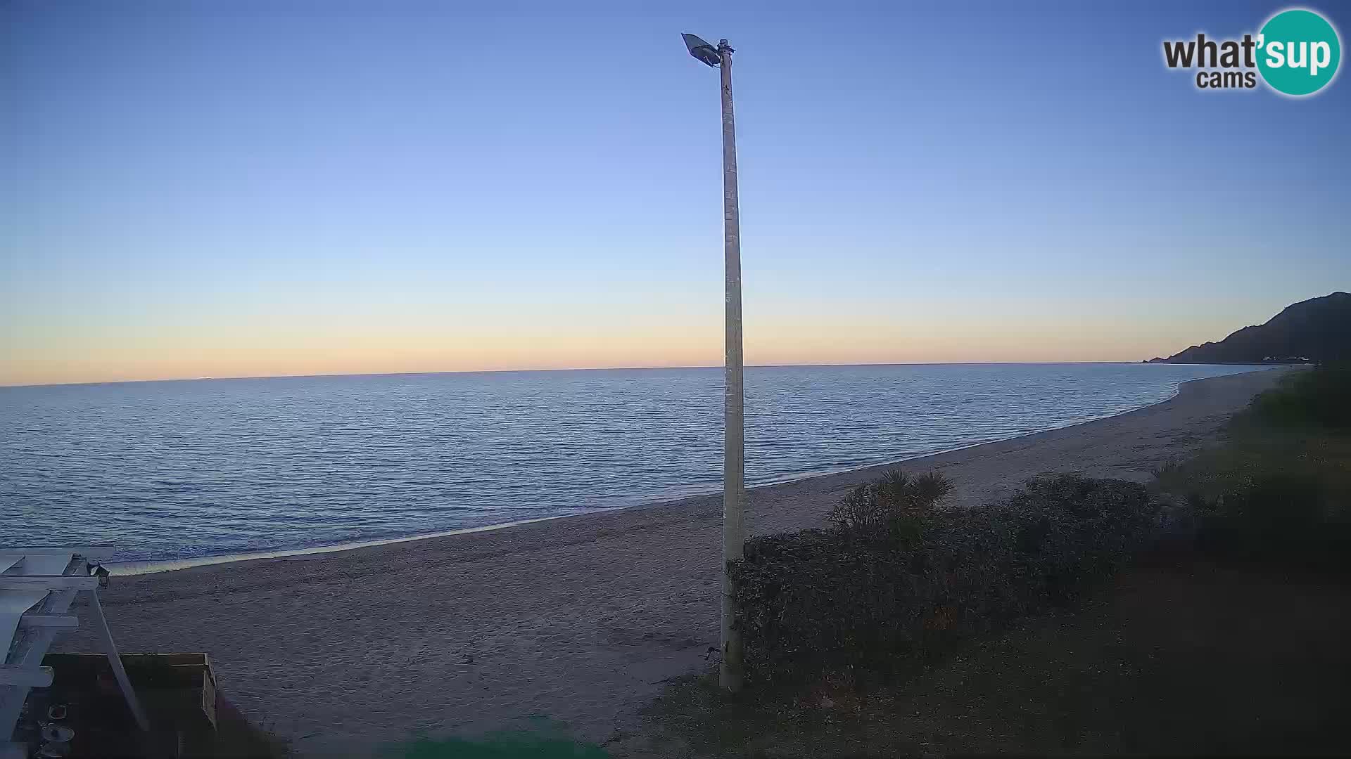 Webcam plage Museddu – Ogliastra livecam Sardaigne – Italie
