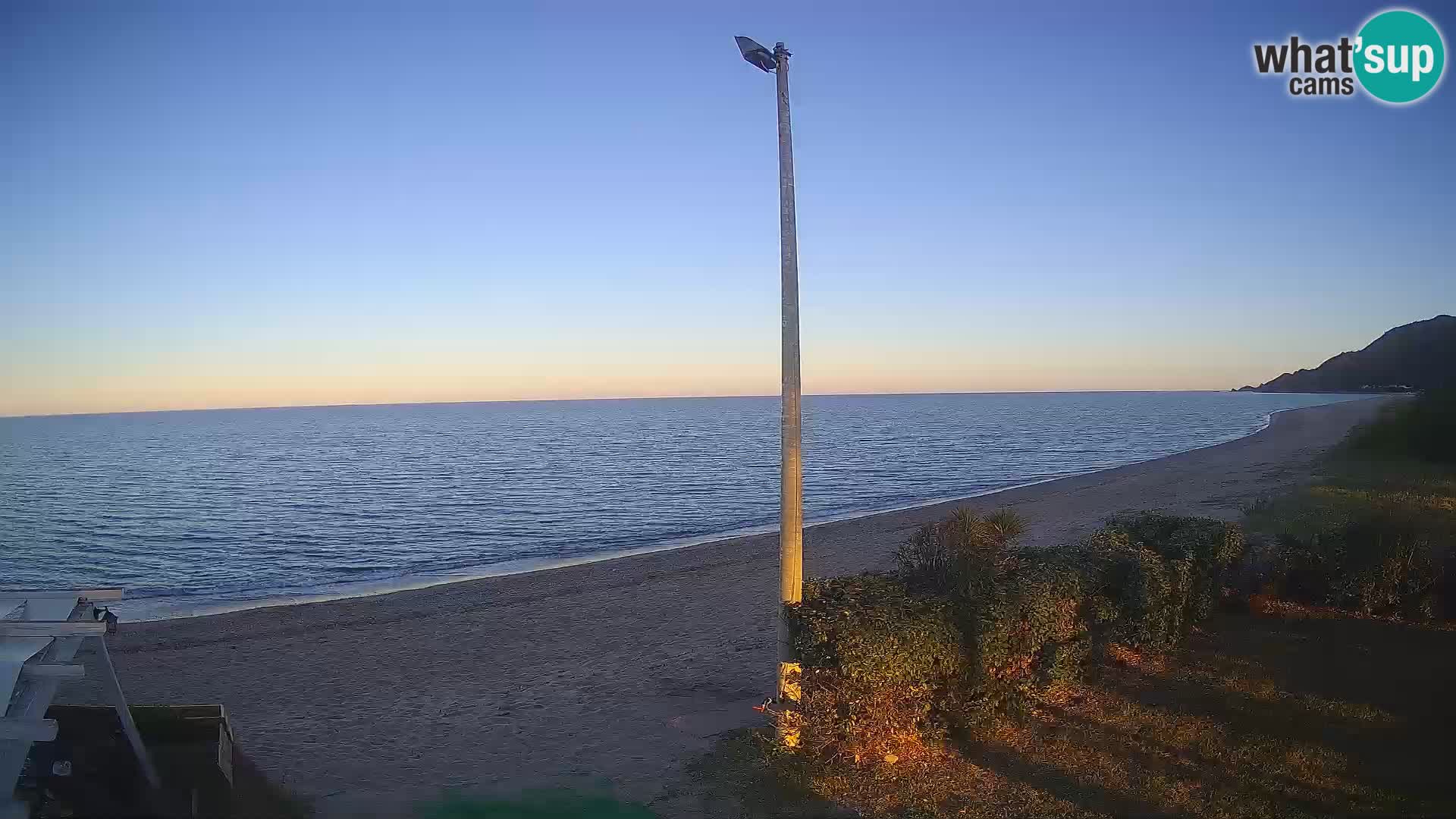 Webcam plage Museddu – Ogliastra livecam Sardaigne – Italie
