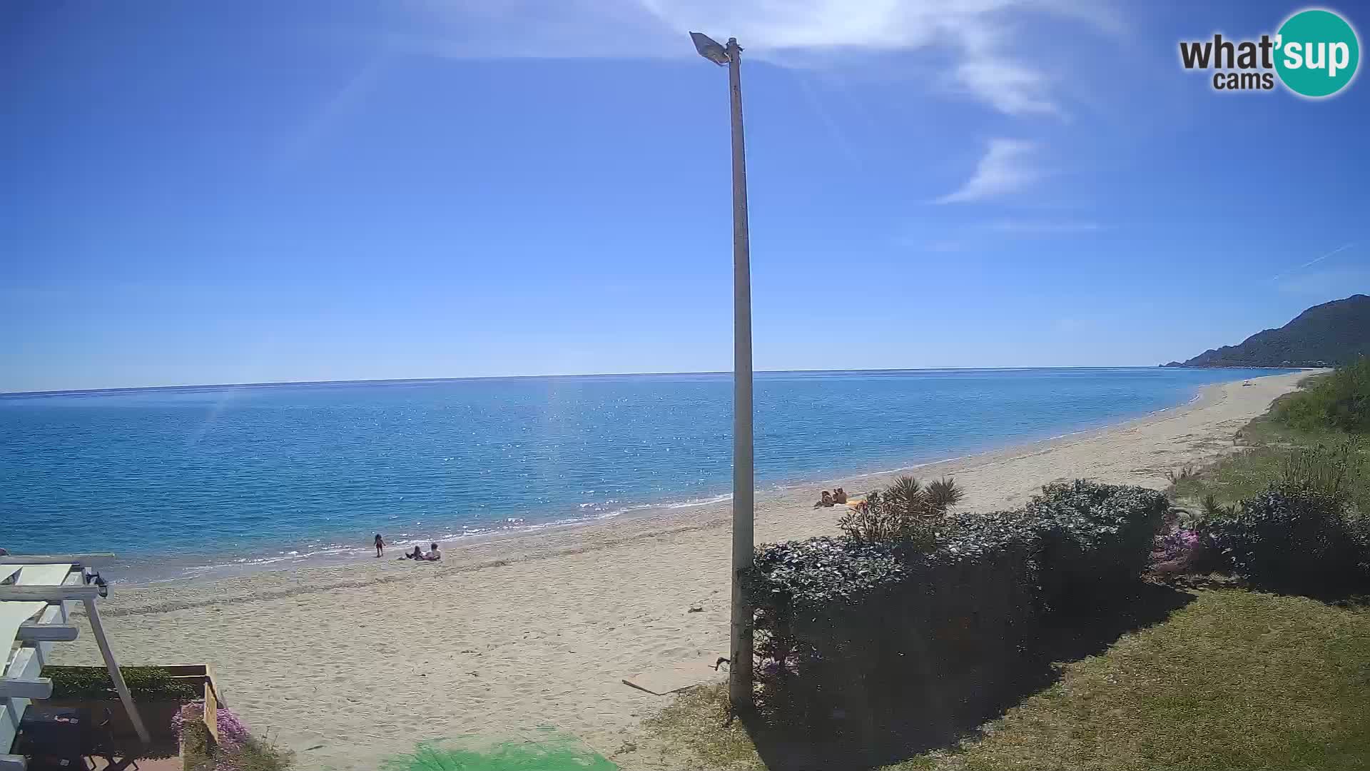 Webcam plage Museddu – Ogliastra livecam Sardaigne – Italie