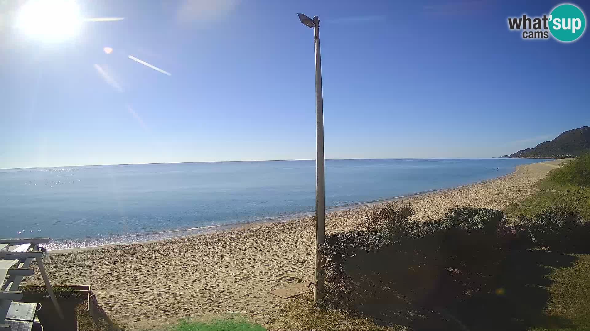 Webcam plage Museddu – Ogliastra livecam Sardaigne – Italie