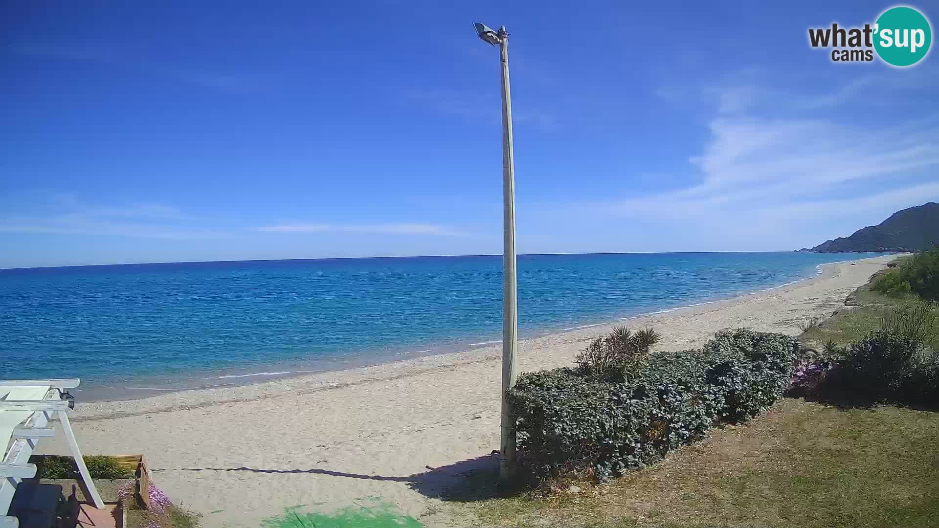 Camera en vivo playa Museddu – Ogliastra – Cerdeña – Italia
