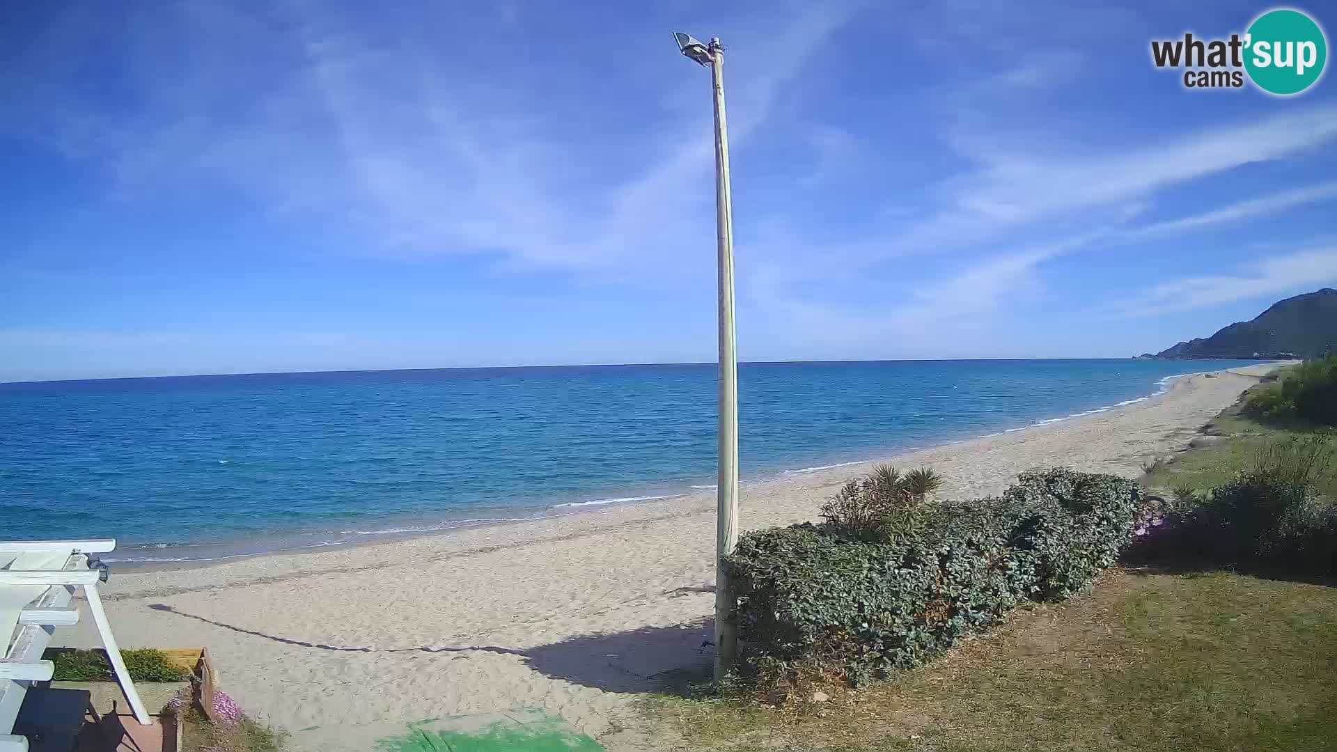 Spletna kamera plaža Museddu – Ogliastra – Sardinija – Italija