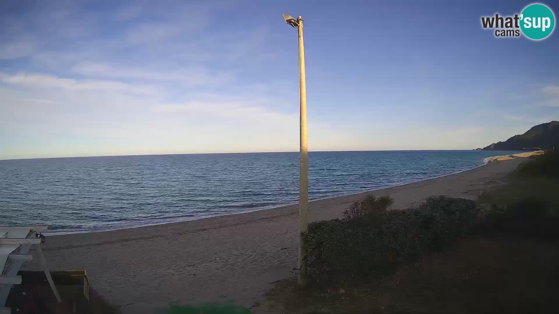 Webcam plage Museddu – Ogliastra livecam Sardaigne – Italie