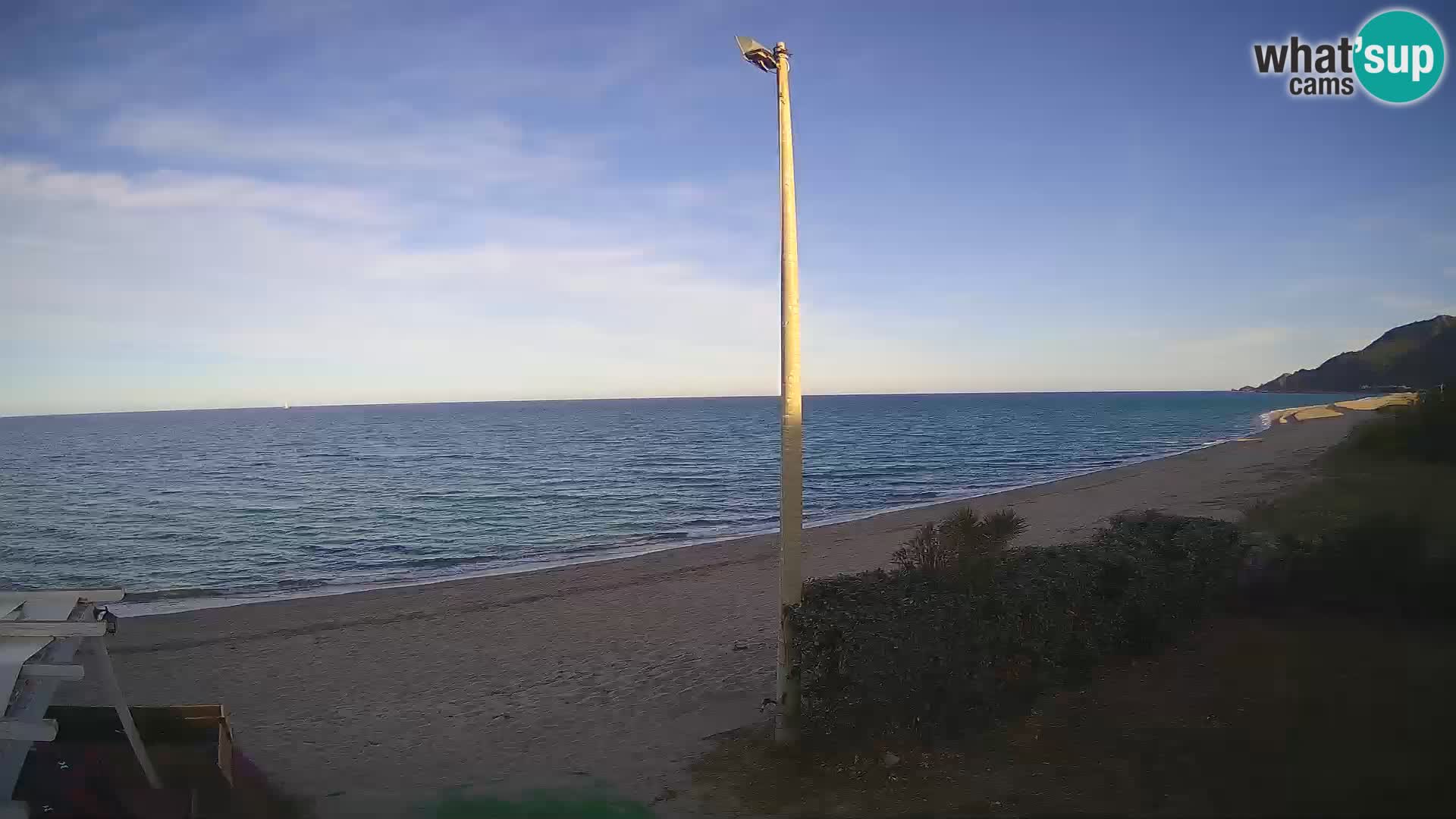 Camera en vivo playa Museddu – Ogliastra – Cerdeña – Italia