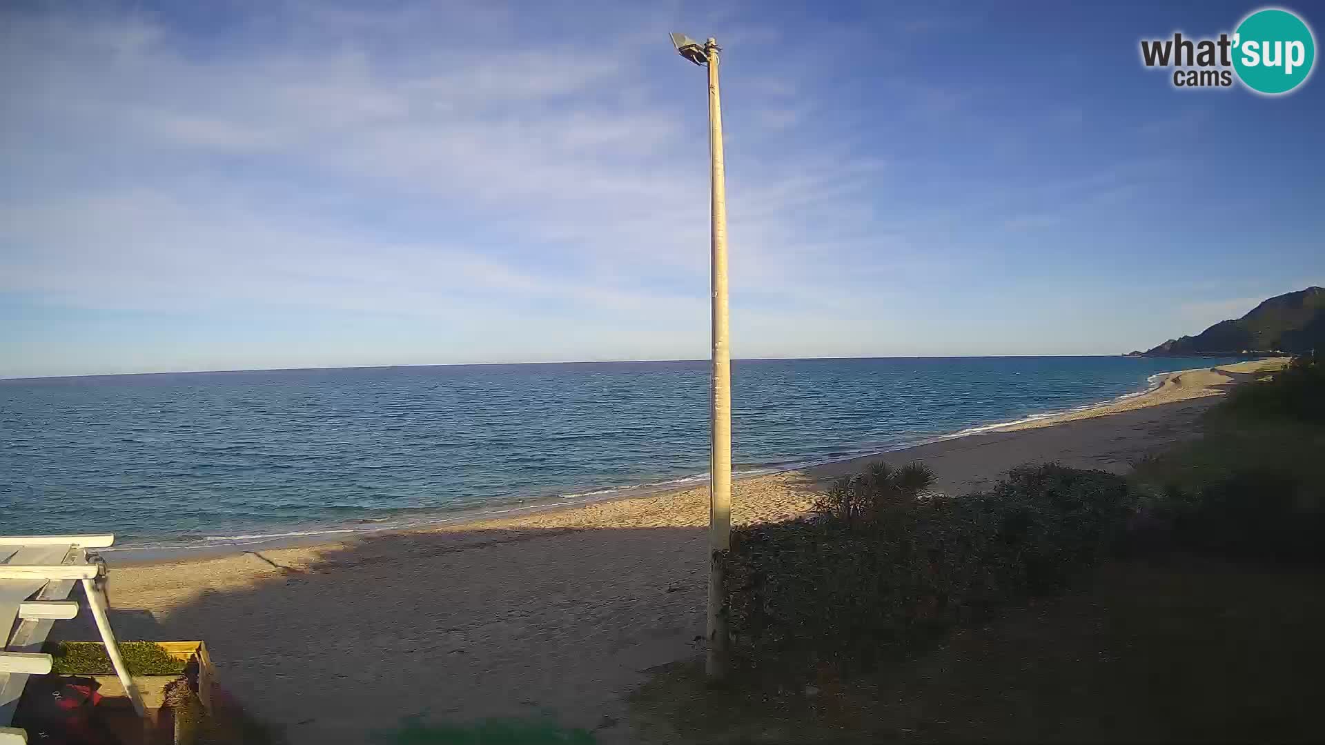 Webcam plage Museddu – Ogliastra livecam Sardaigne – Italie