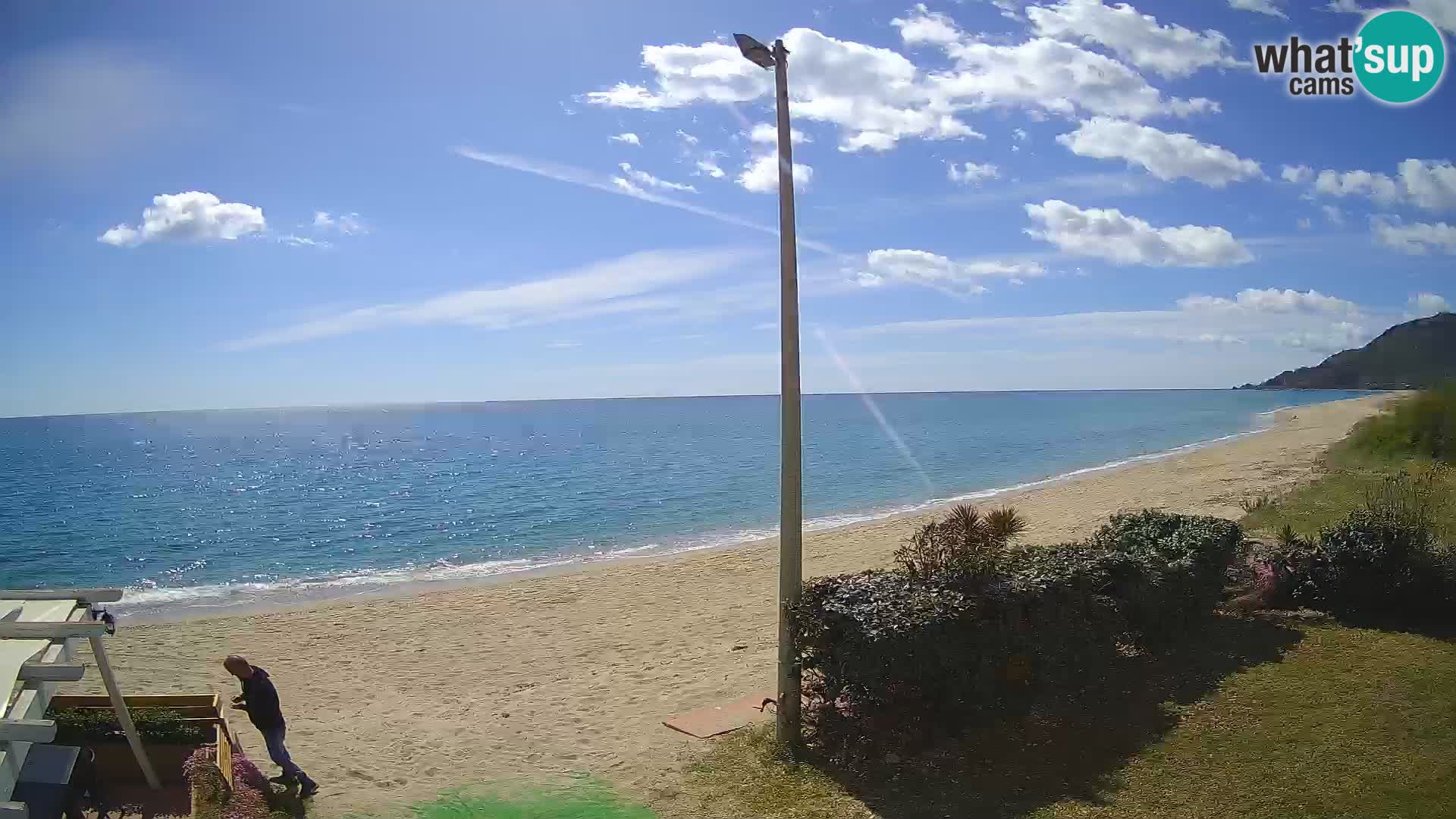 Webcam plage Museddu – Ogliastra livecam Sardaigne – Italie