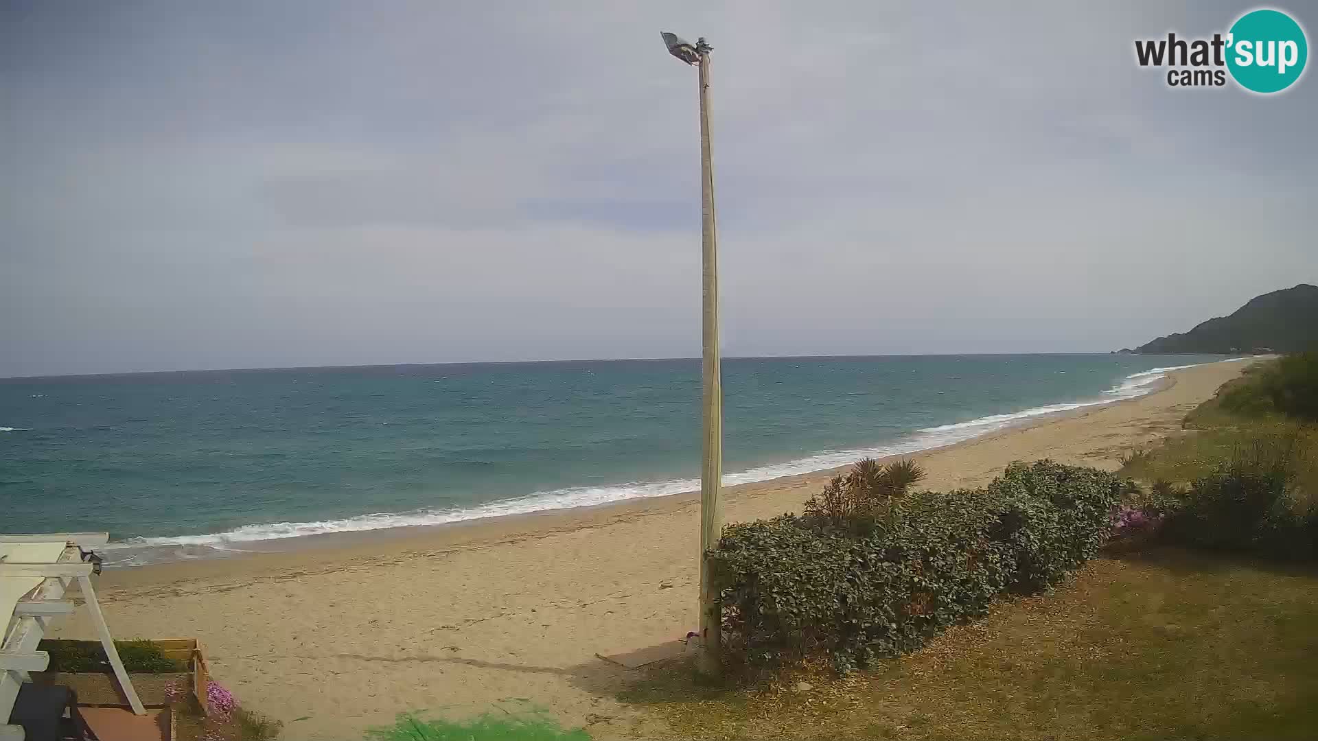 Camera en vivo playa Museddu – Ogliastra – Cerdeña – Italia
