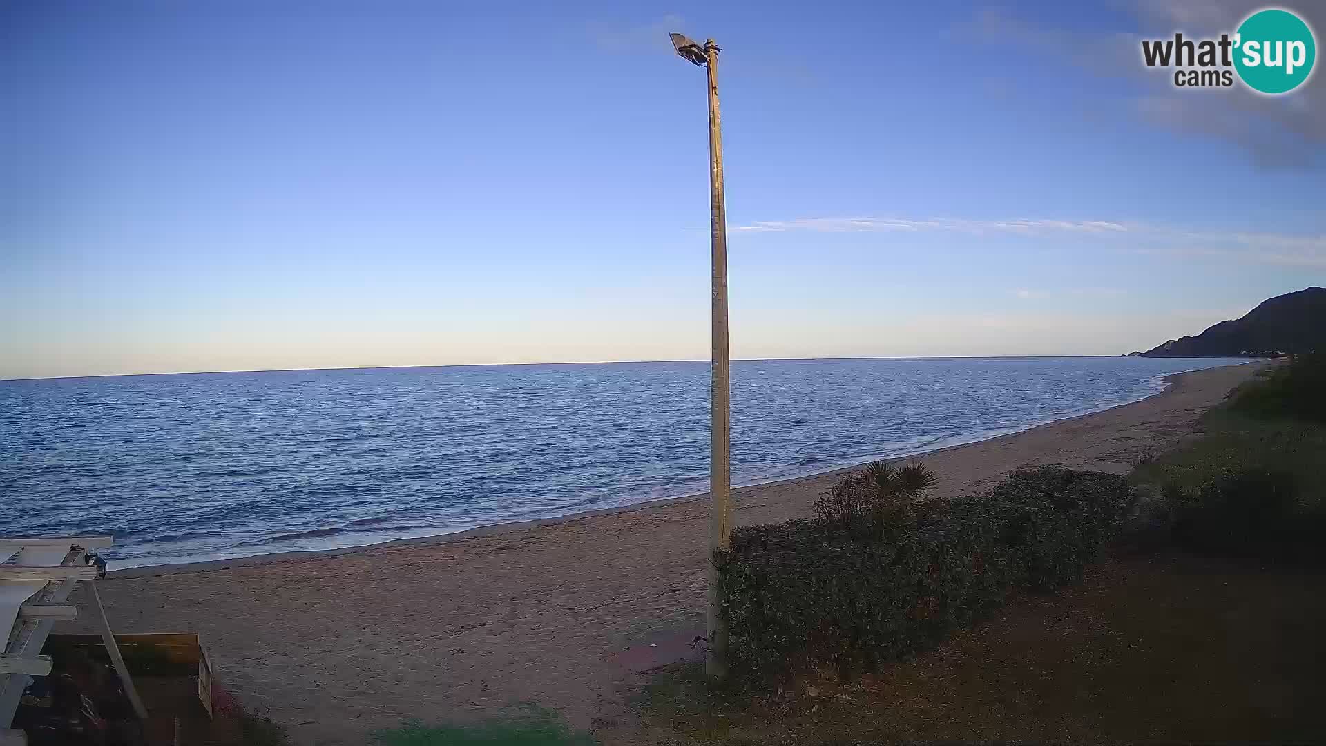 Webcam plage Museddu – Ogliastra livecam Sardaigne – Italie