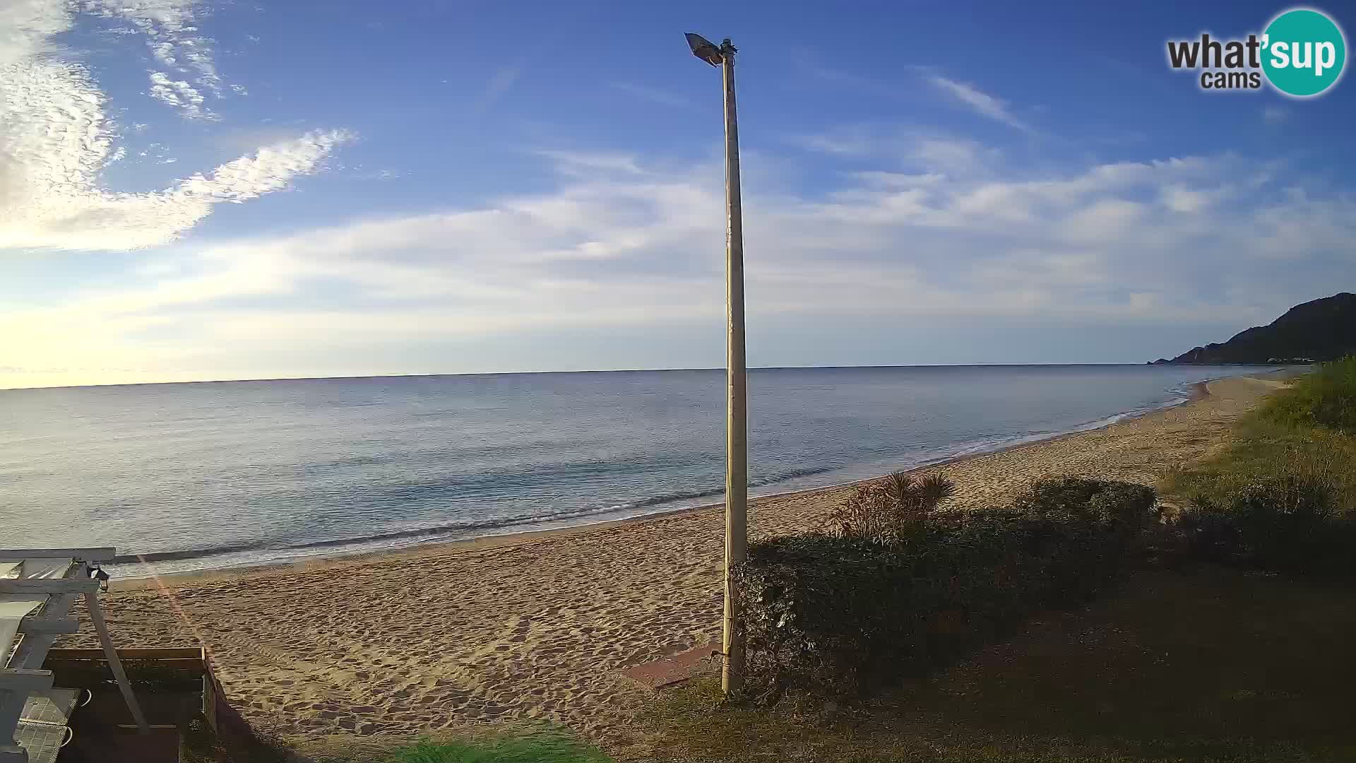 Webcam plage Museddu – Ogliastra livecam Sardaigne – Italie