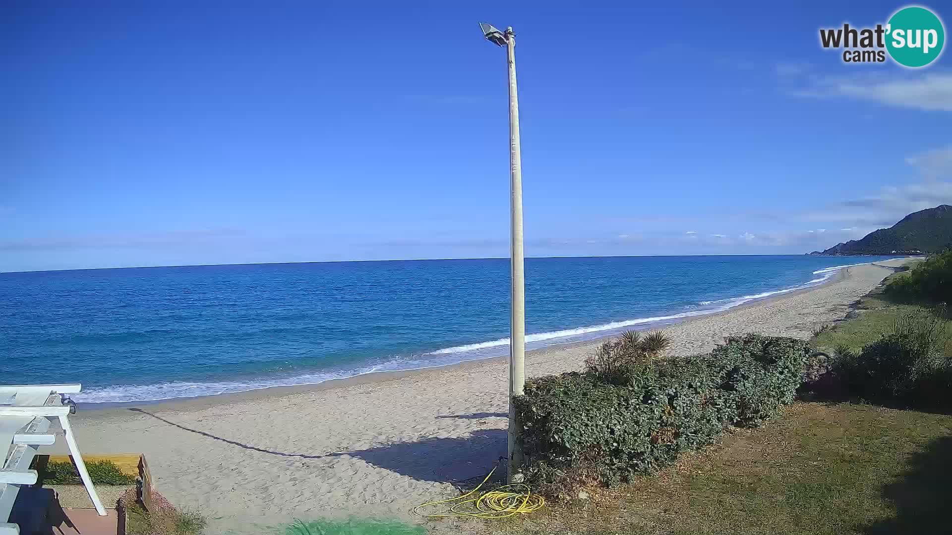 Camera en vivo playa Museddu – Ogliastra – Cerdeña – Italia
