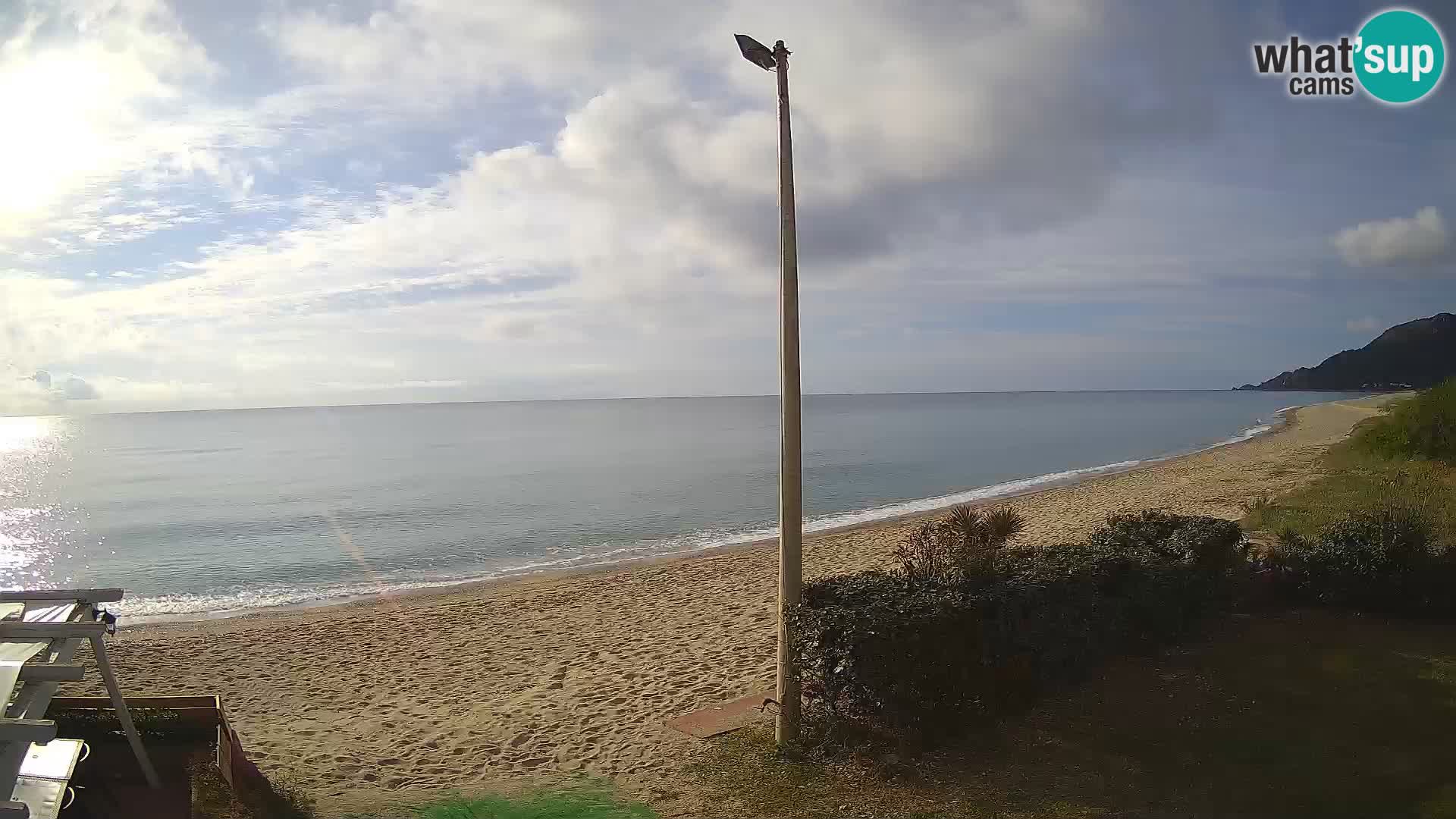 Camera en vivo playa Museddu – Ogliastra – Cerdeña – Italia