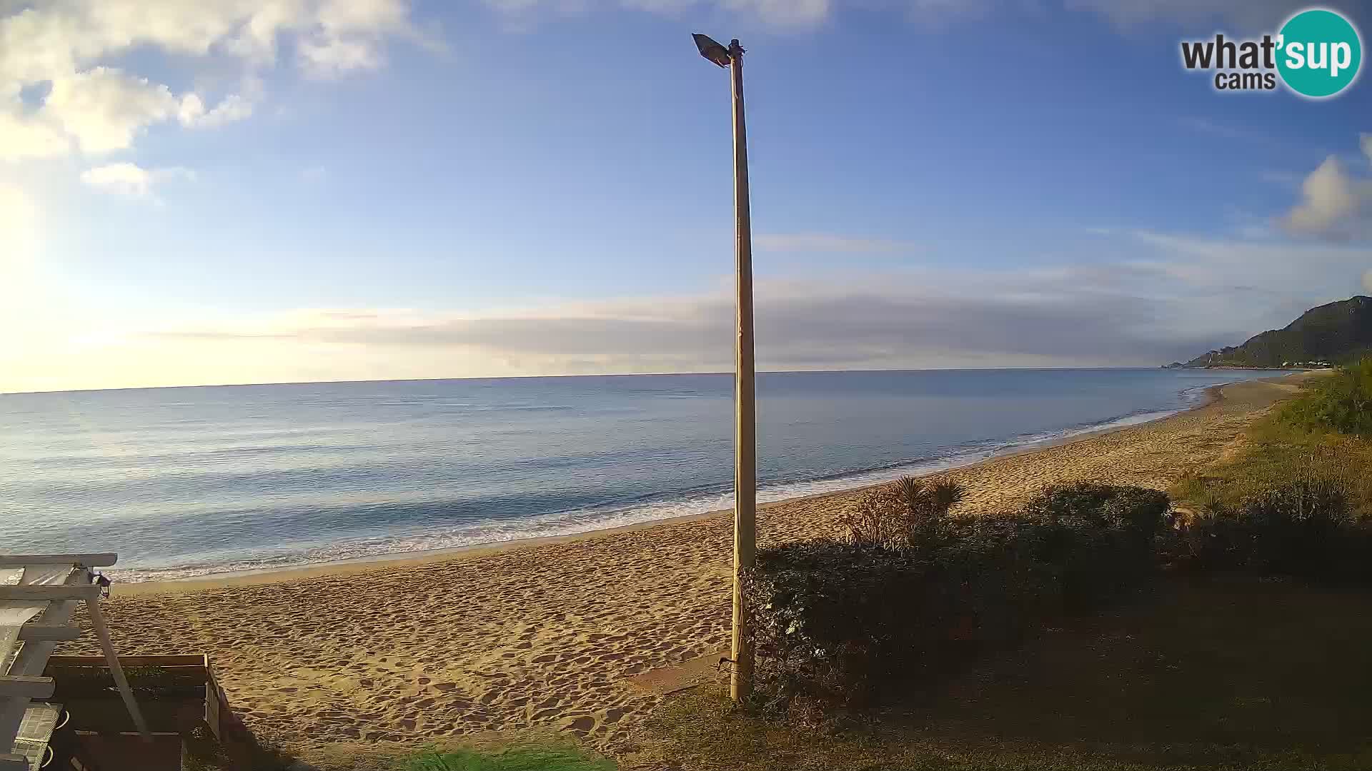 Webcam plage Museddu – Ogliastra livecam Sardaigne – Italie