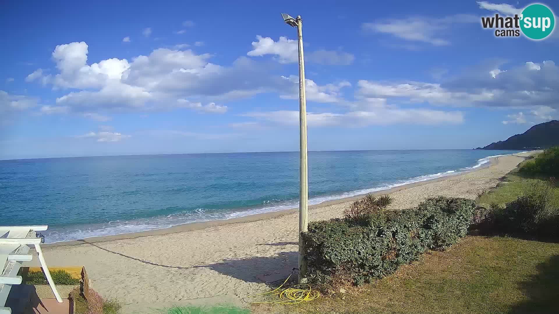 Webcam plage Museddu – Ogliastra livecam Sardaigne – Italie