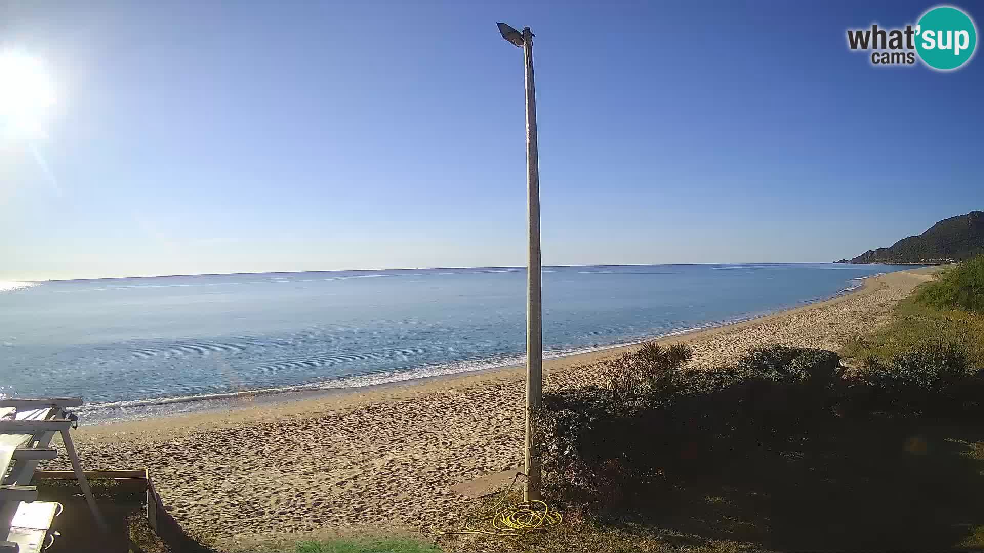 Webcam plage Museddu – Ogliastra livecam Sardaigne – Italie