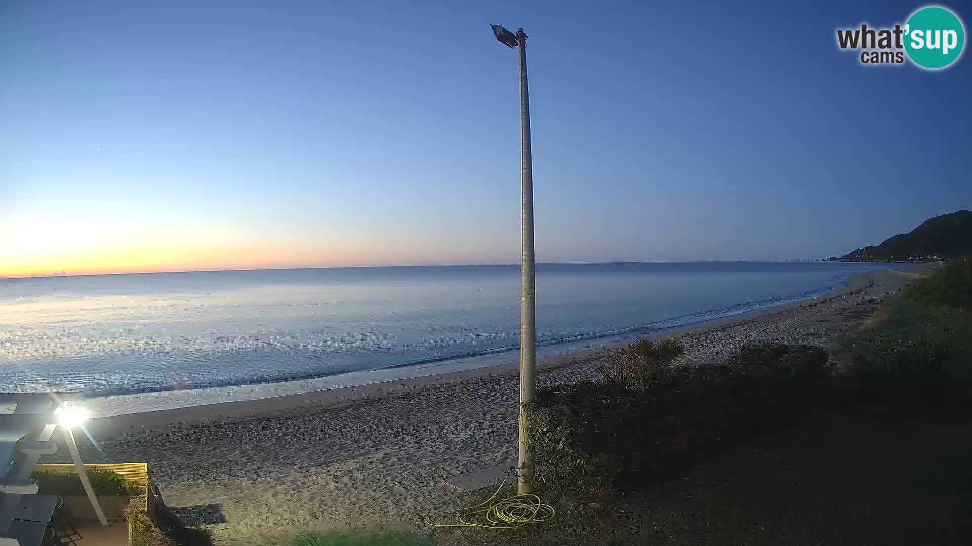 Webcam plage Museddu – Ogliastra livecam Sardaigne – Italie