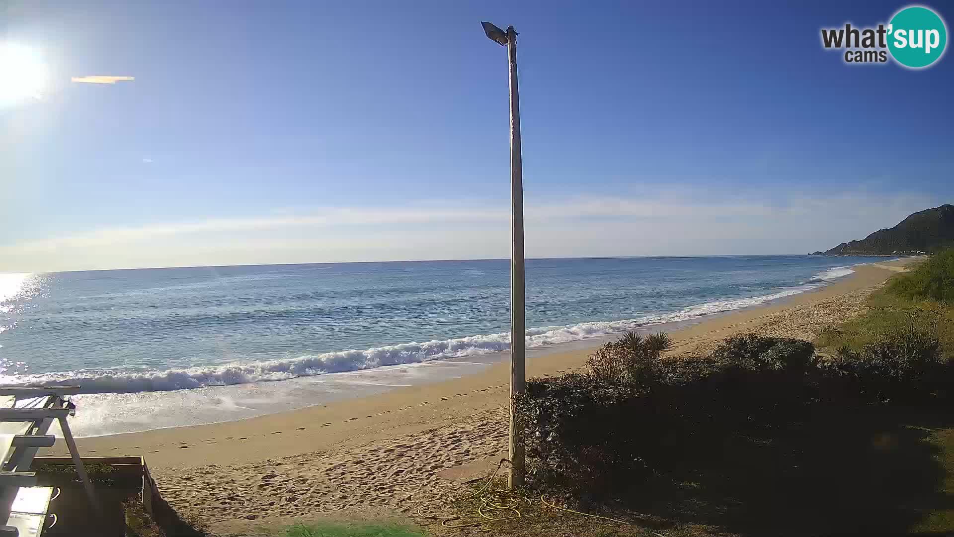 Camera en vivo playa Museddu – Ogliastra – Cerdeña – Italia