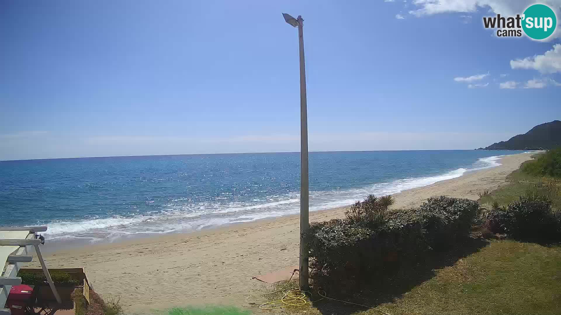 Camera en vivo playa Museddu – Ogliastra – Cerdeña – Italia