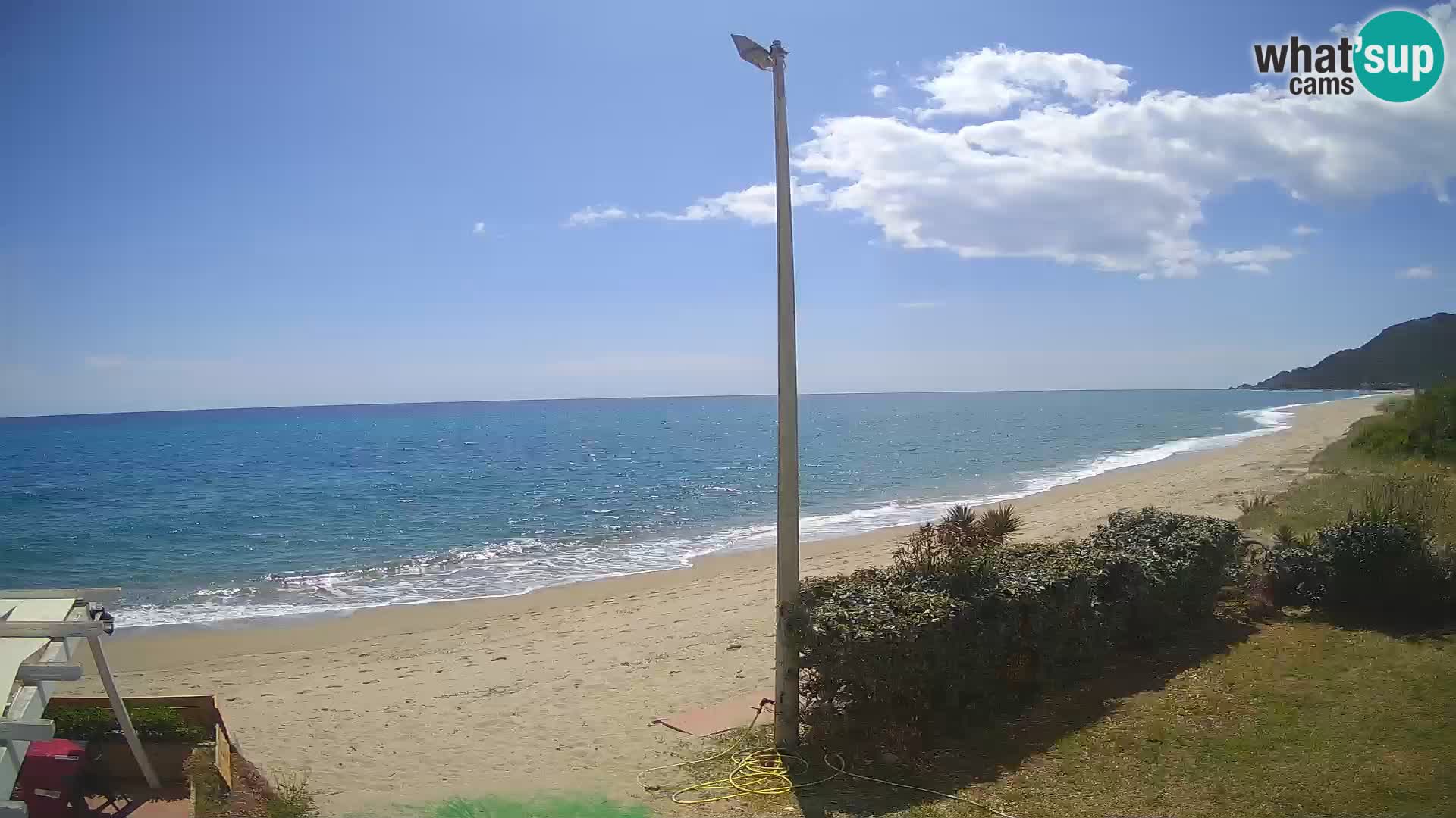 Webcam plage Museddu – Ogliastra livecam Sardaigne – Italie
