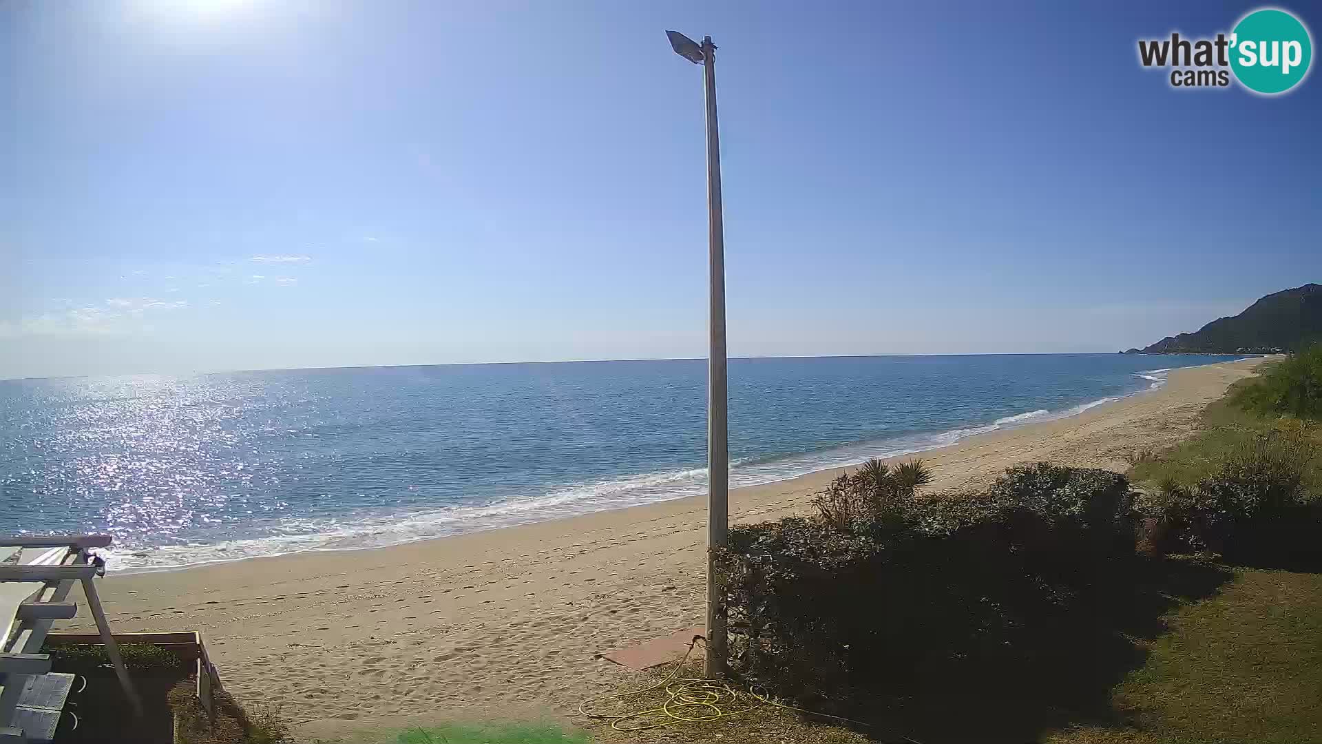 Spletna kamera plaža Museddu – Ogliastra – Sardinija – Italija