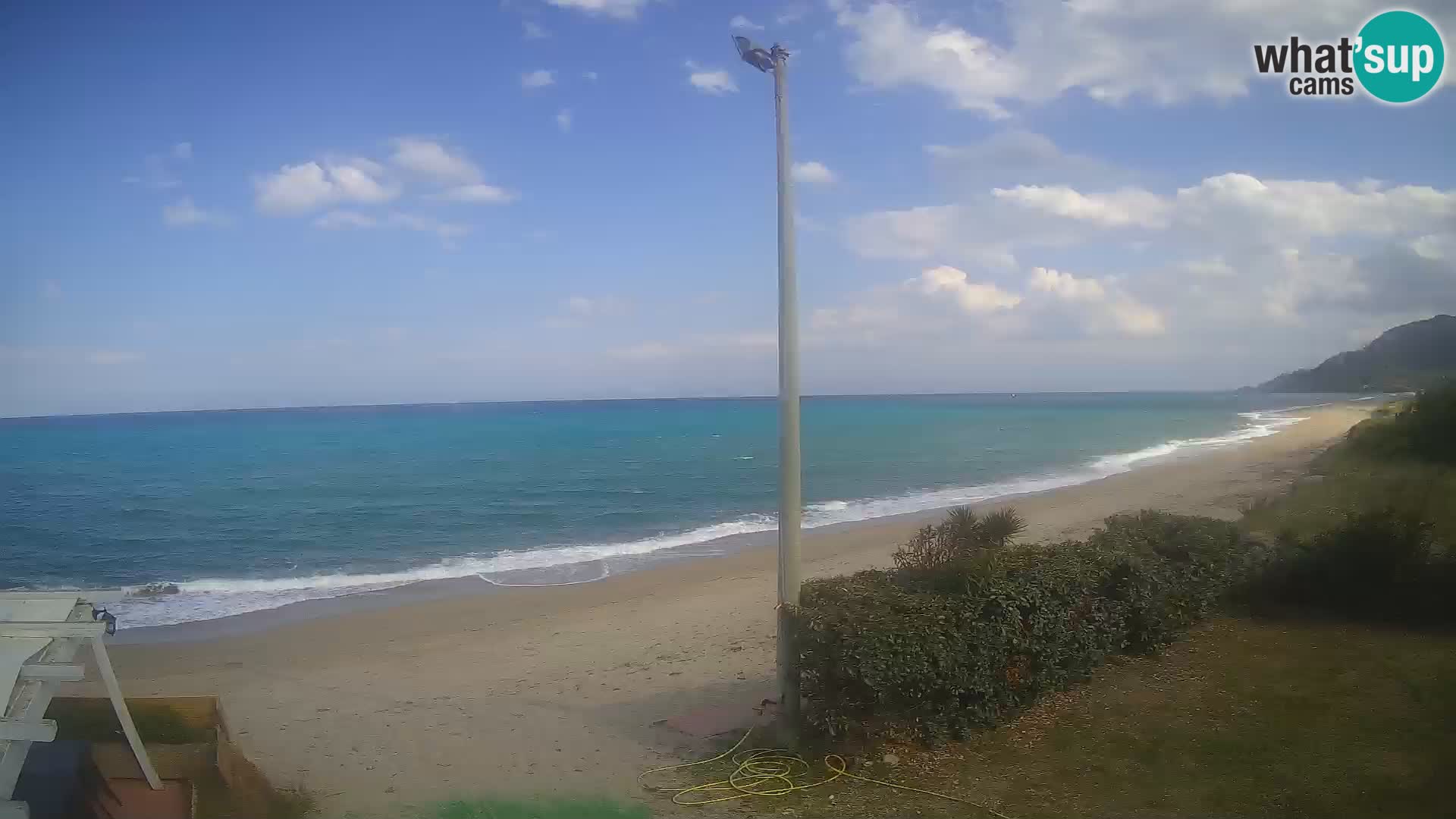 Webcam plage Museddu – Ogliastra livecam Sardaigne – Italie