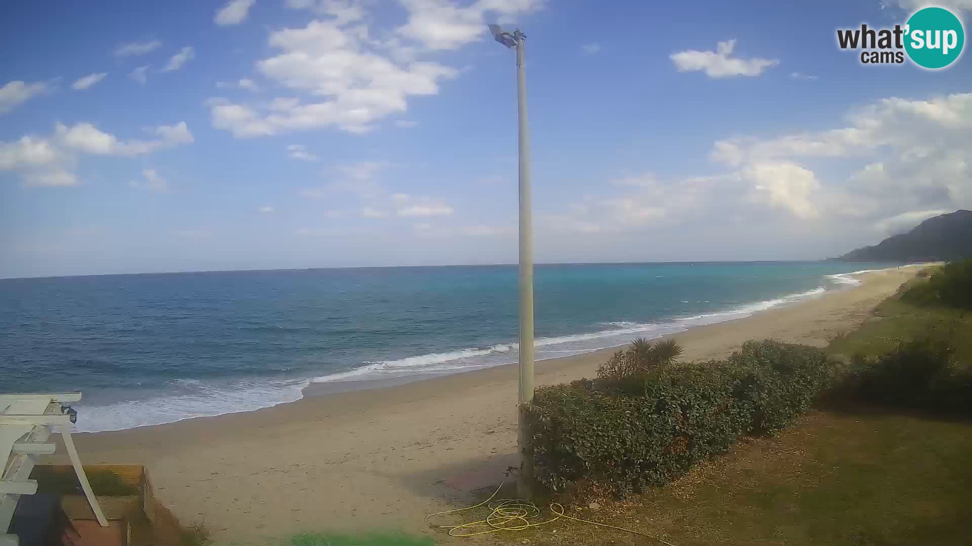Webcam plage Museddu – Ogliastra livecam Sardaigne – Italie