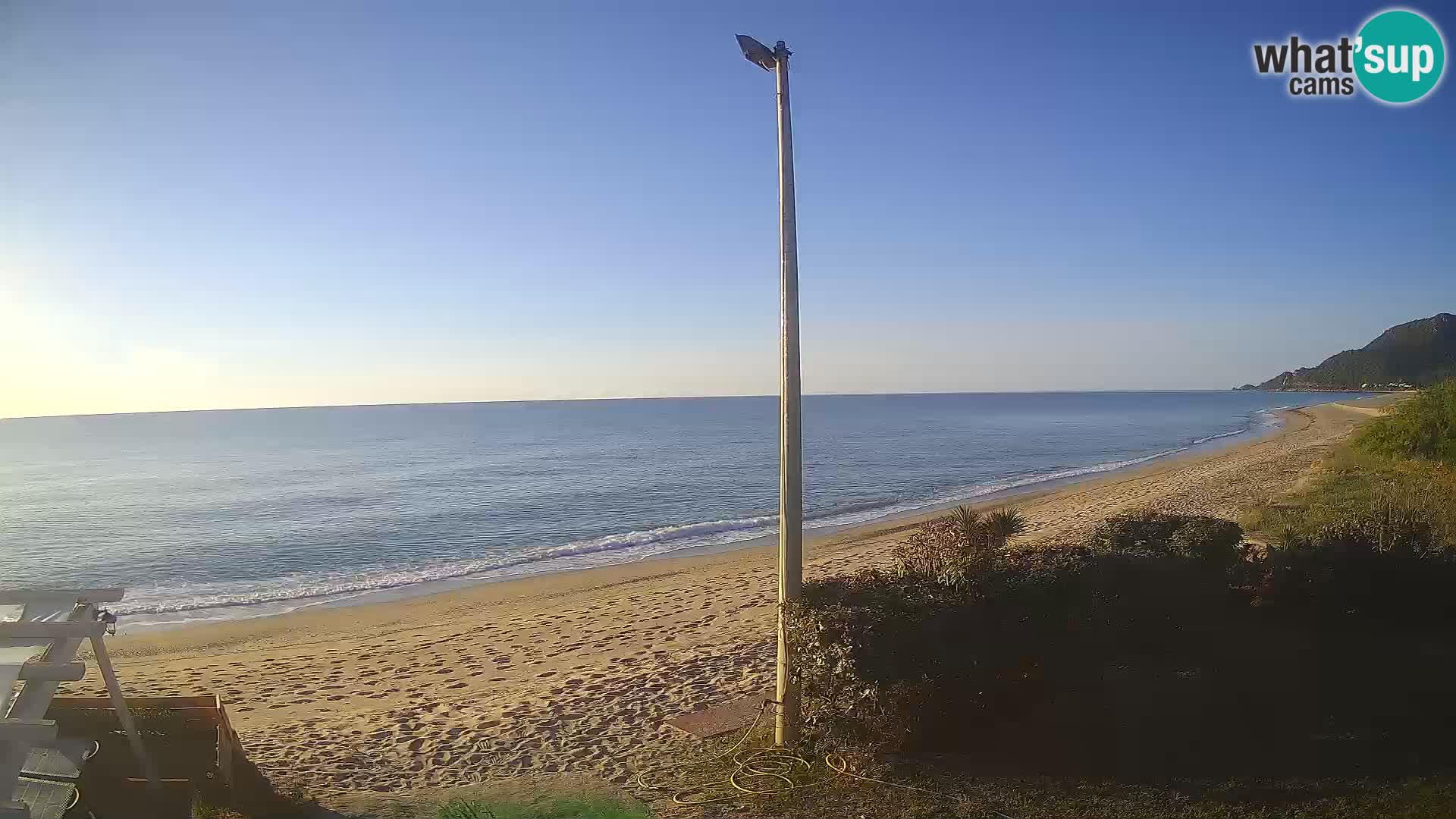 Webcam plage Museddu – Ogliastra livecam Sardaigne – Italie