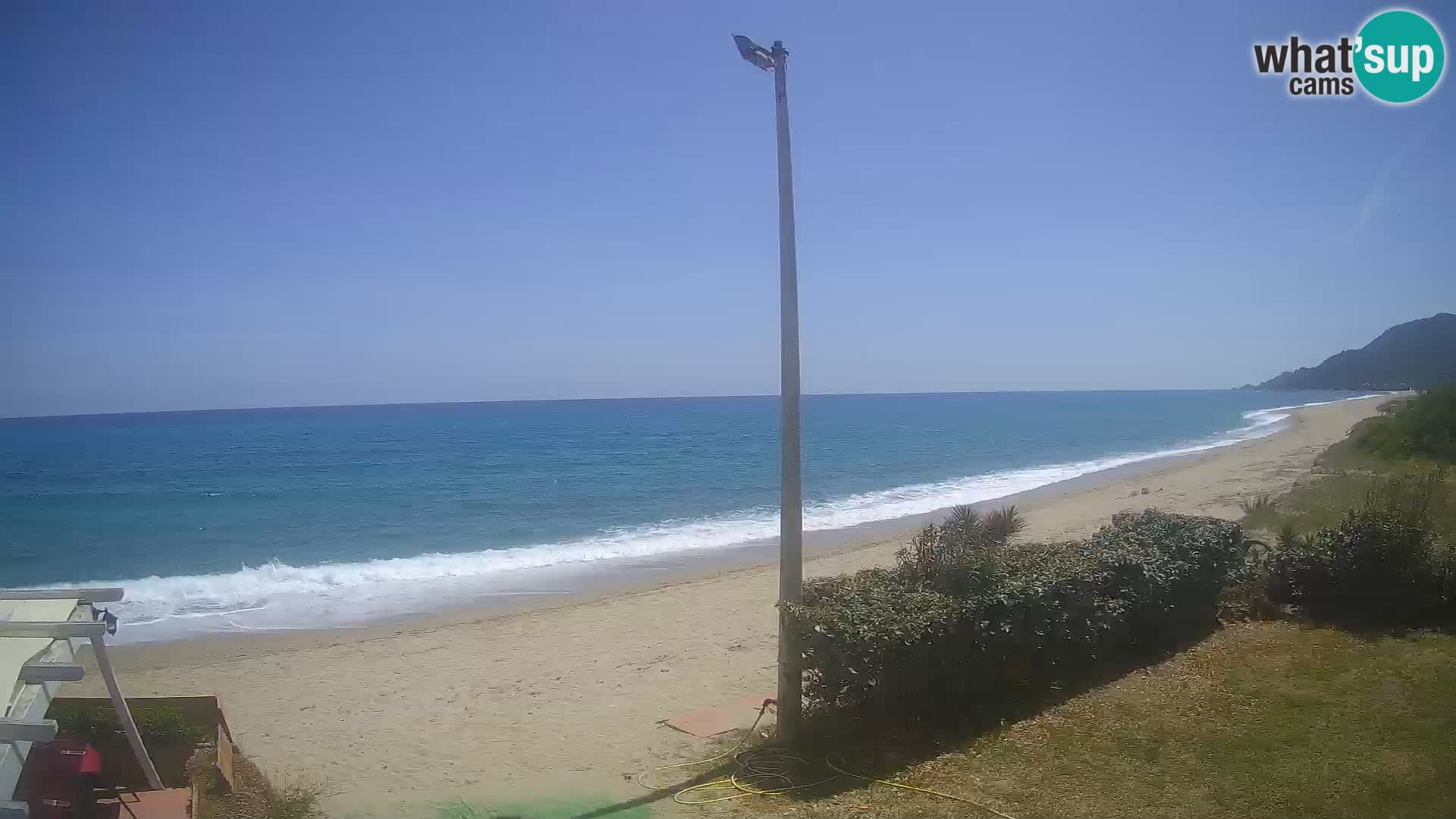 Spletna kamera plaža Museddu – Ogliastra – Sardinija – Italija