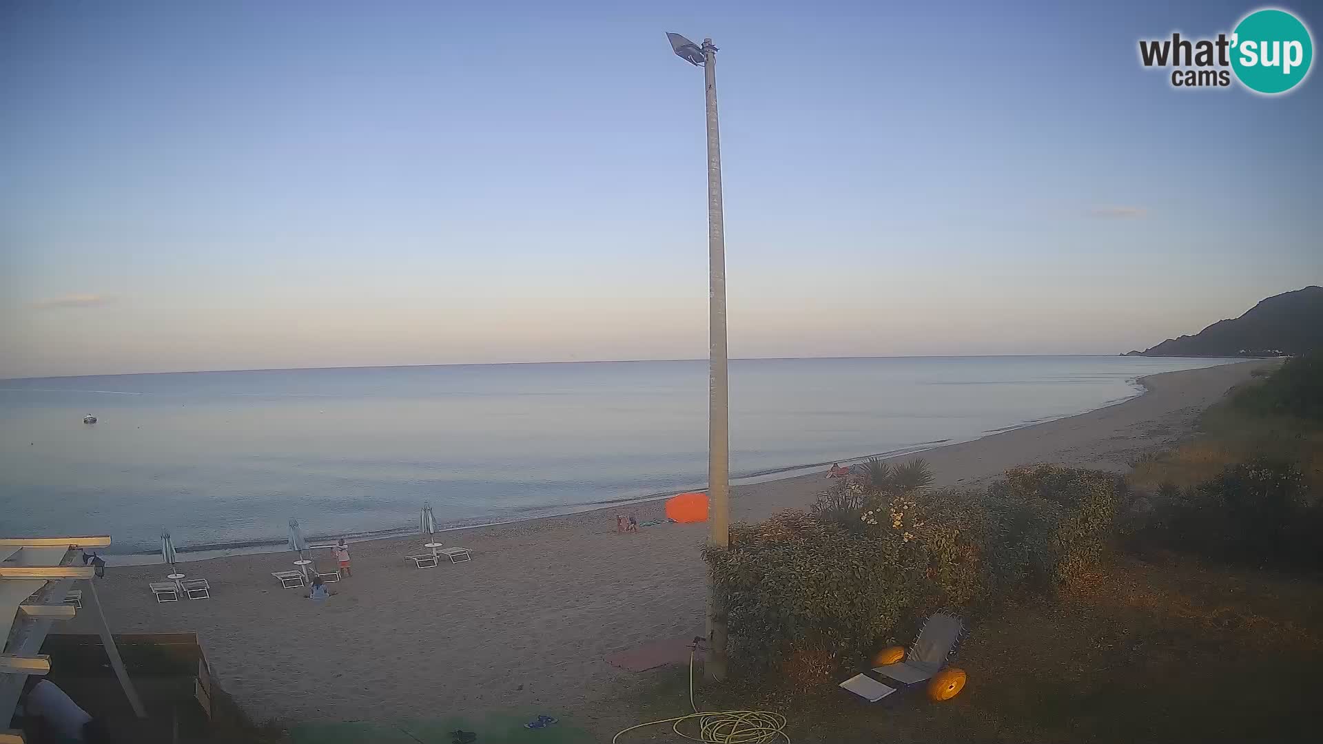 Webcam plage Museddu – Ogliastra livecam Sardaigne – Italie