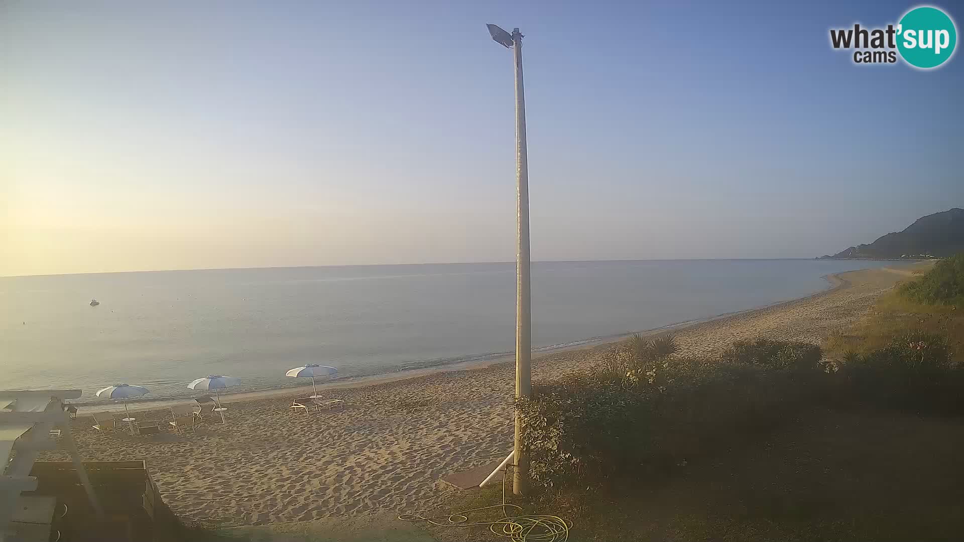 Webcam plage Museddu – Ogliastra livecam Sardaigne – Italie