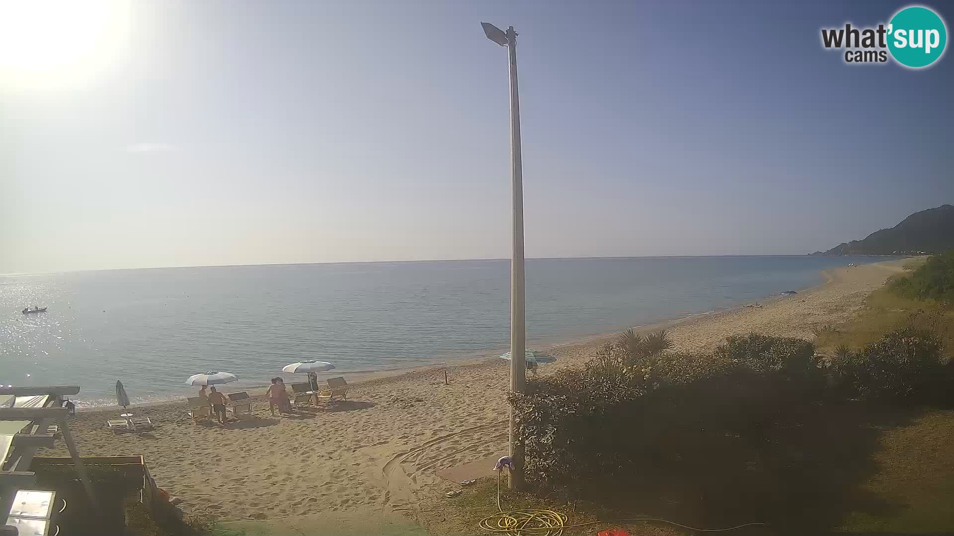 Webcam plage Museddu – Ogliastra livecam Sardaigne – Italie
