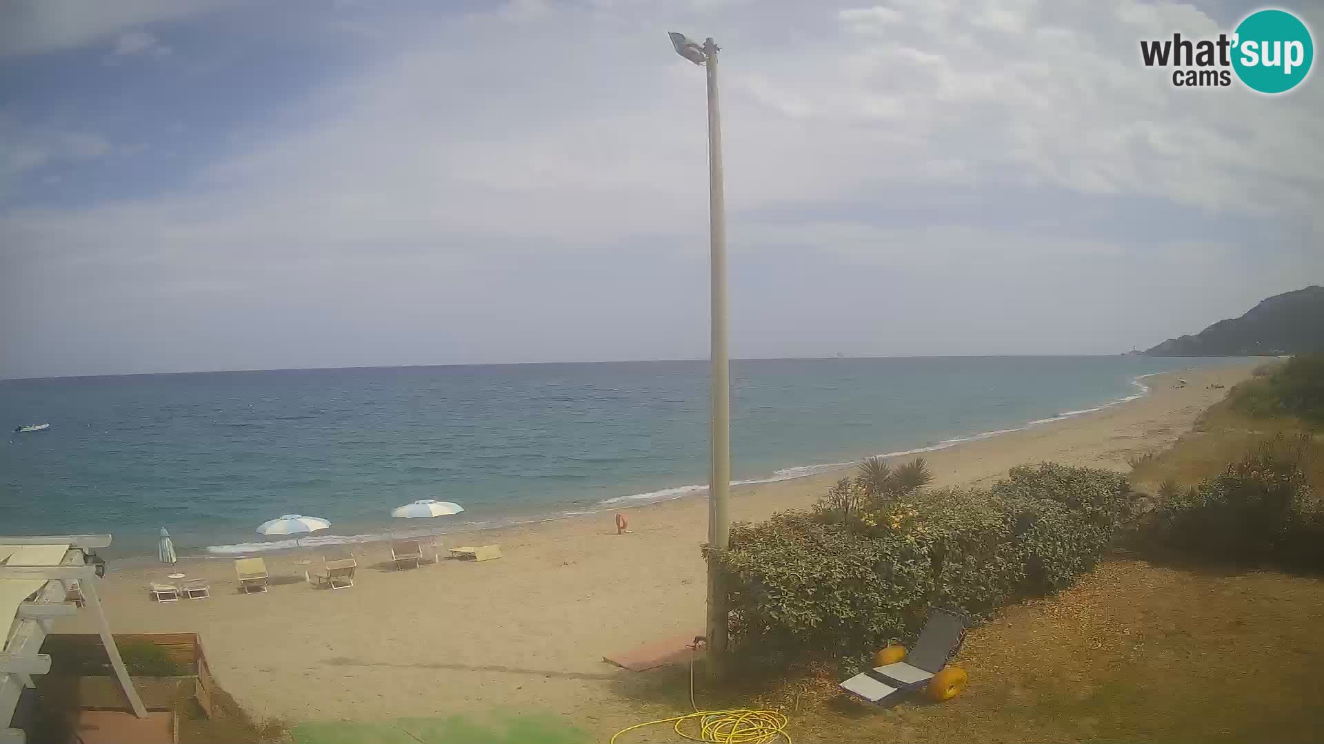 Camera en vivo playa Museddu – Ogliastra – Cerdeña – Italia