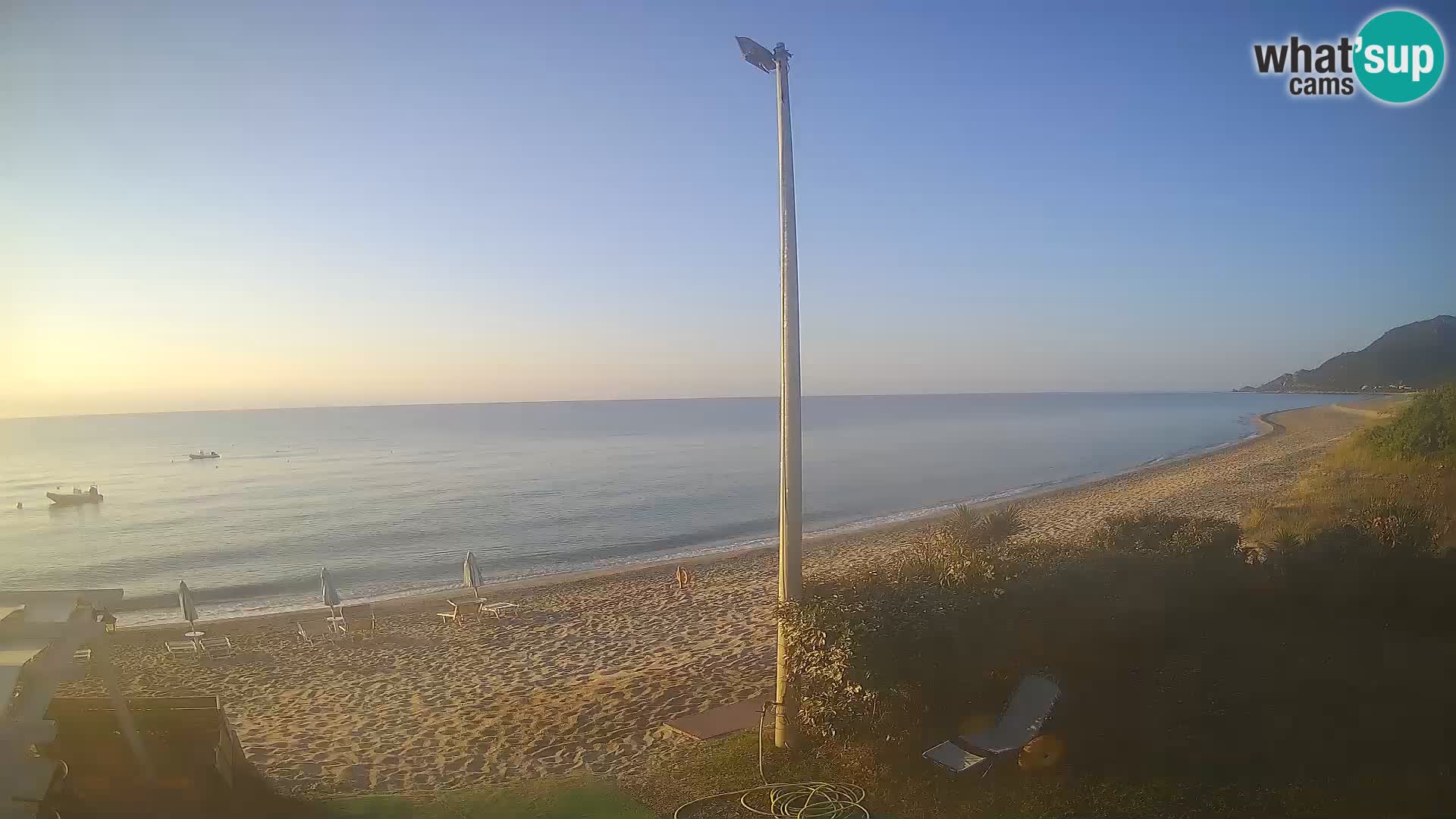 Webcam plage Museddu – Ogliastra livecam Sardaigne – Italie