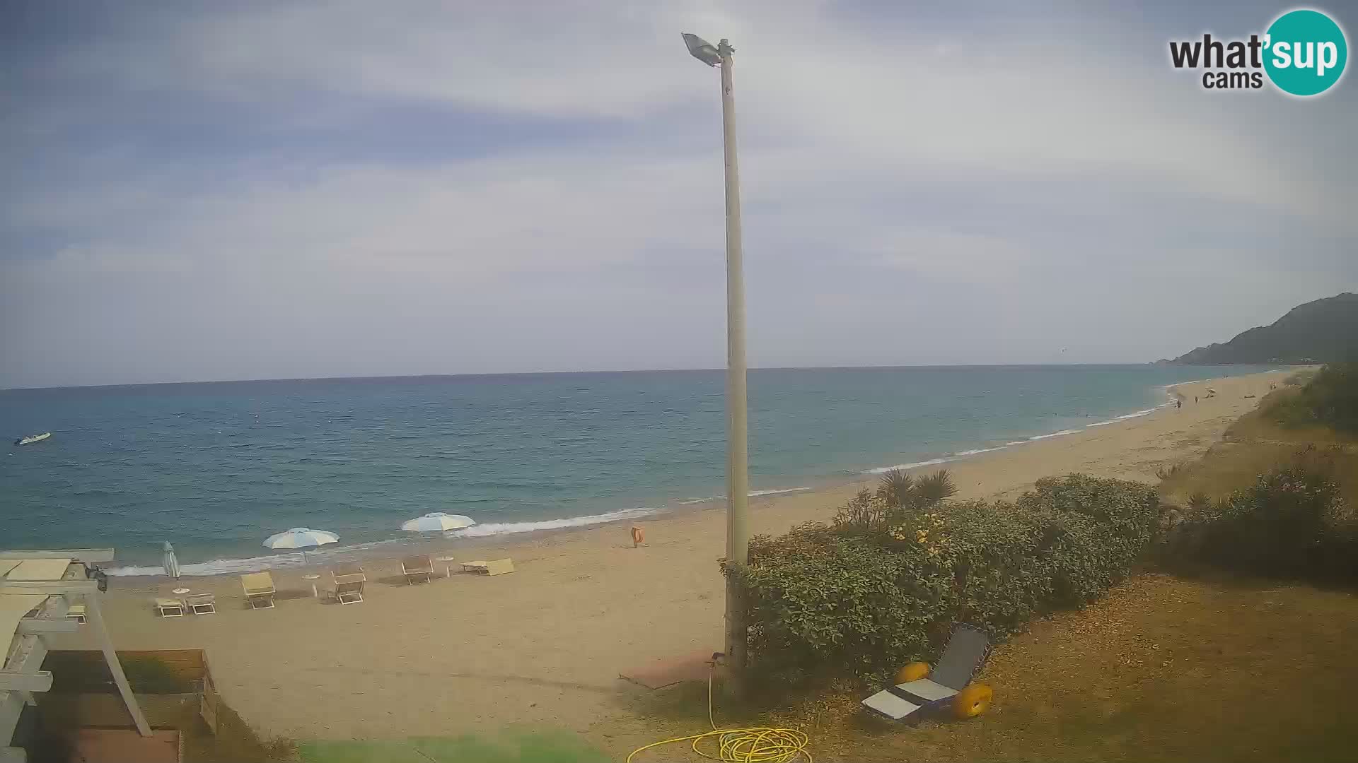 Webcam plage Museddu – Ogliastra livecam Sardaigne – Italie