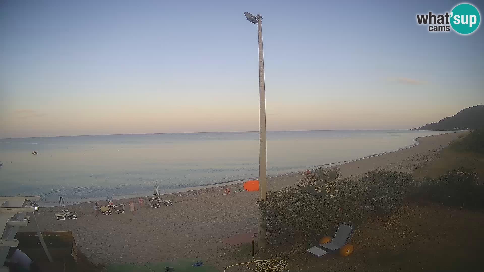 Webcam plage Museddu – Ogliastra livecam Sardaigne – Italie