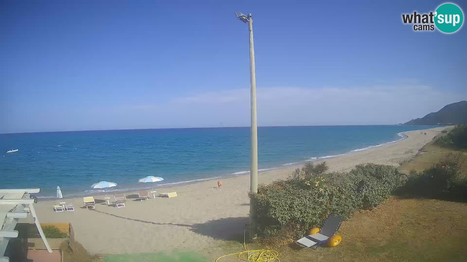 Webcam plage Museddu – Ogliastra livecam Sardaigne – Italie