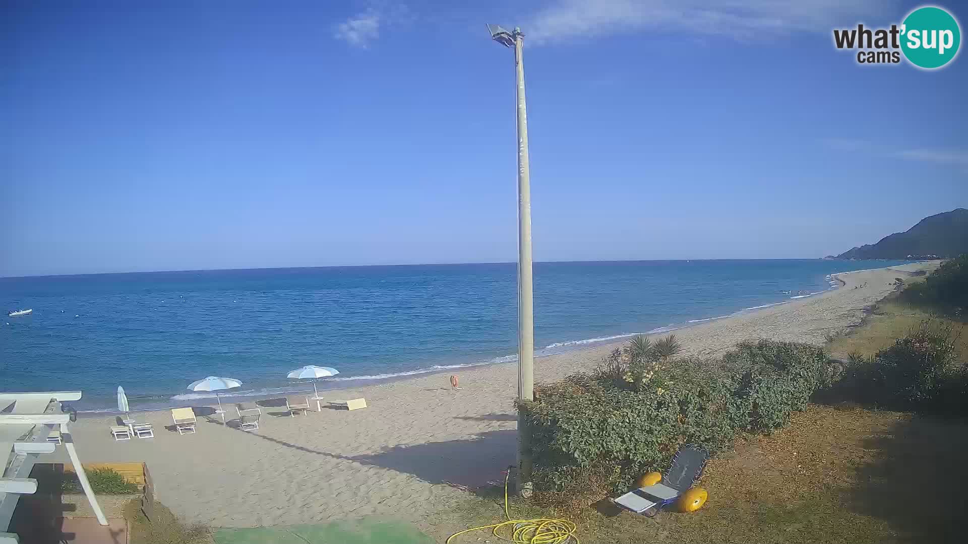 Spletna kamera plaža Museddu – Ogliastra – Sardinija – Italija