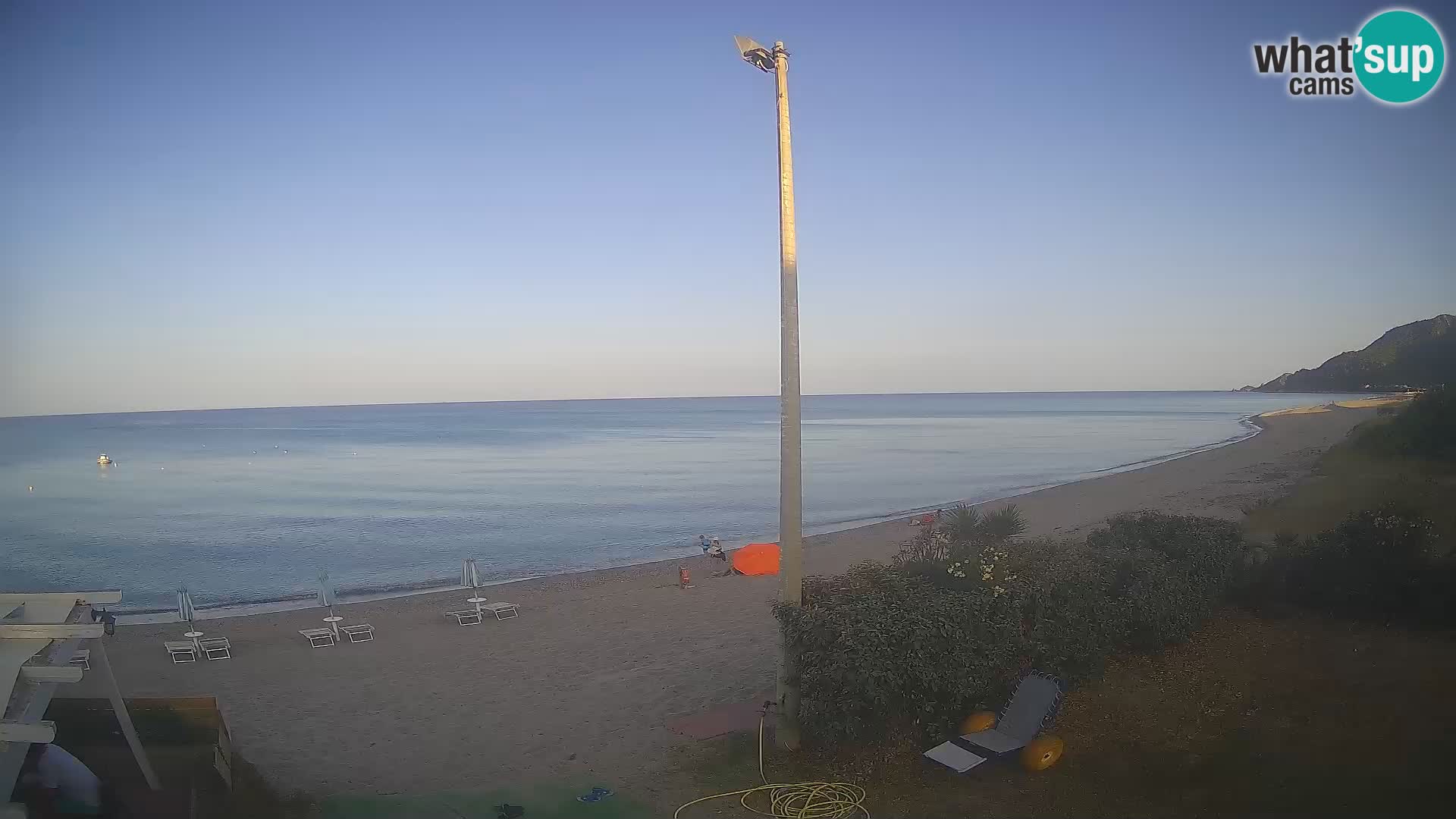 Webcam plage Museddu – Ogliastra livecam Sardaigne – Italie