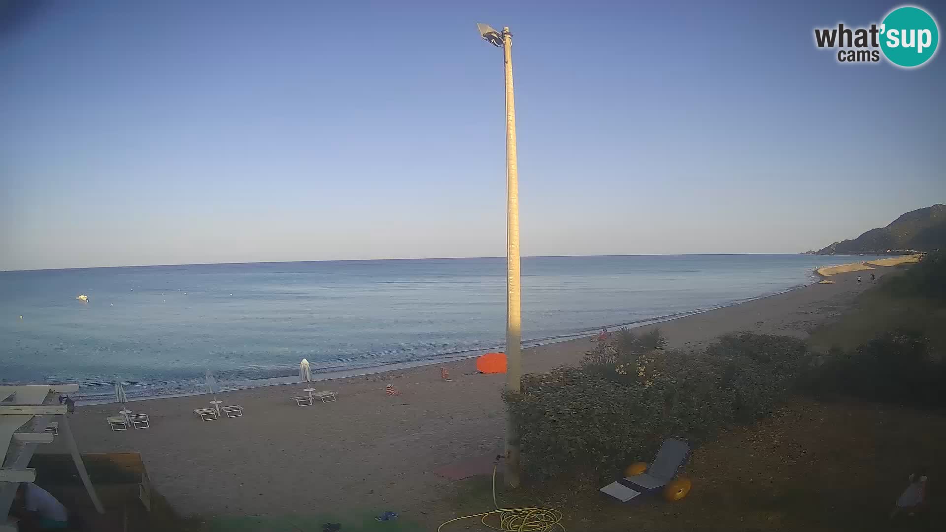 Webcam plage Museddu – Ogliastra livecam Sardaigne – Italie