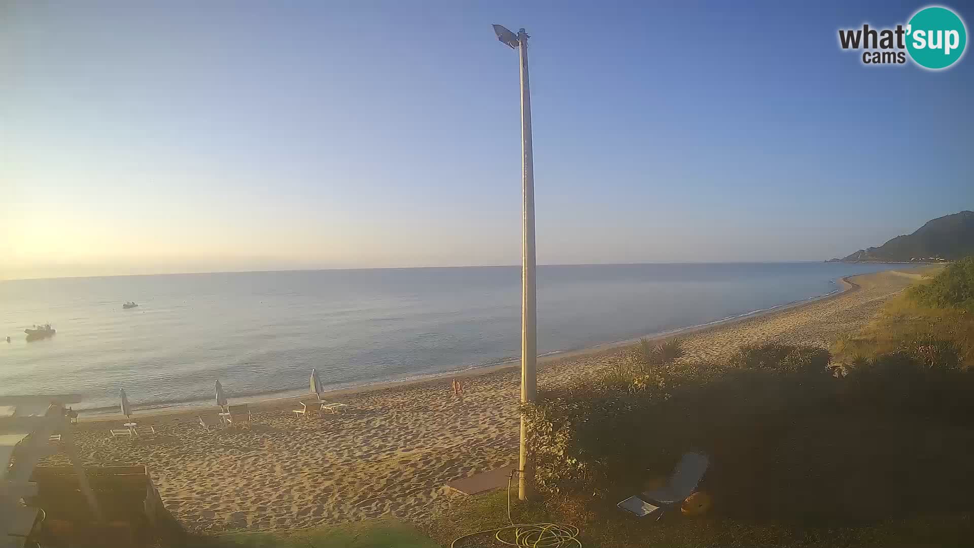 Webcam plage Museddu – Ogliastra livecam Sardaigne – Italie
