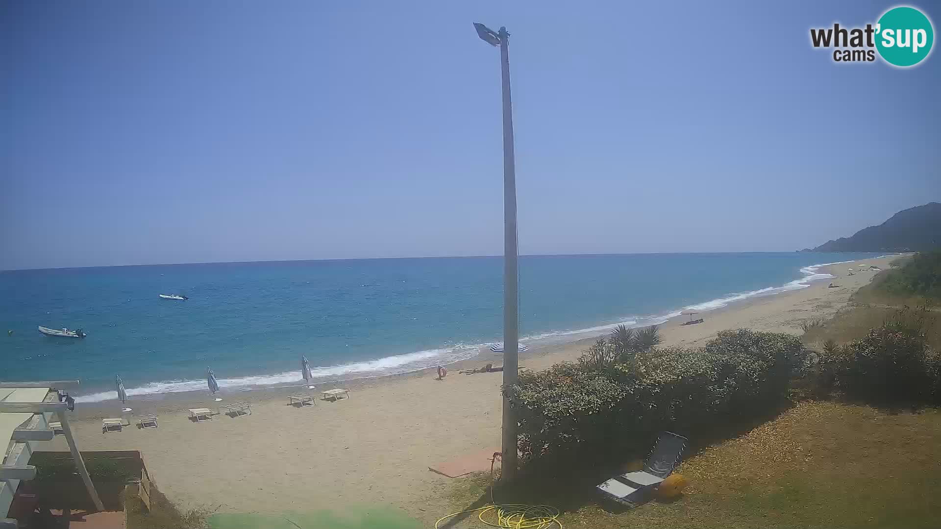 Webcam plage Museddu – Ogliastra livecam Sardaigne – Italie