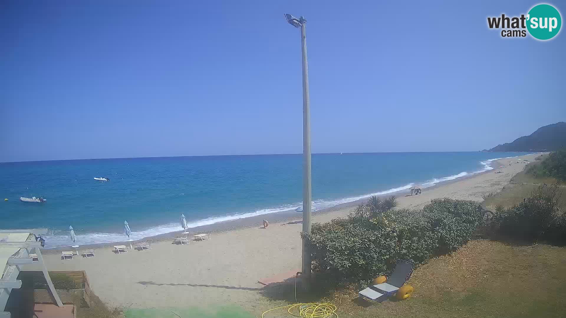 Webcam plage Museddu – Ogliastra livecam Sardaigne – Italie