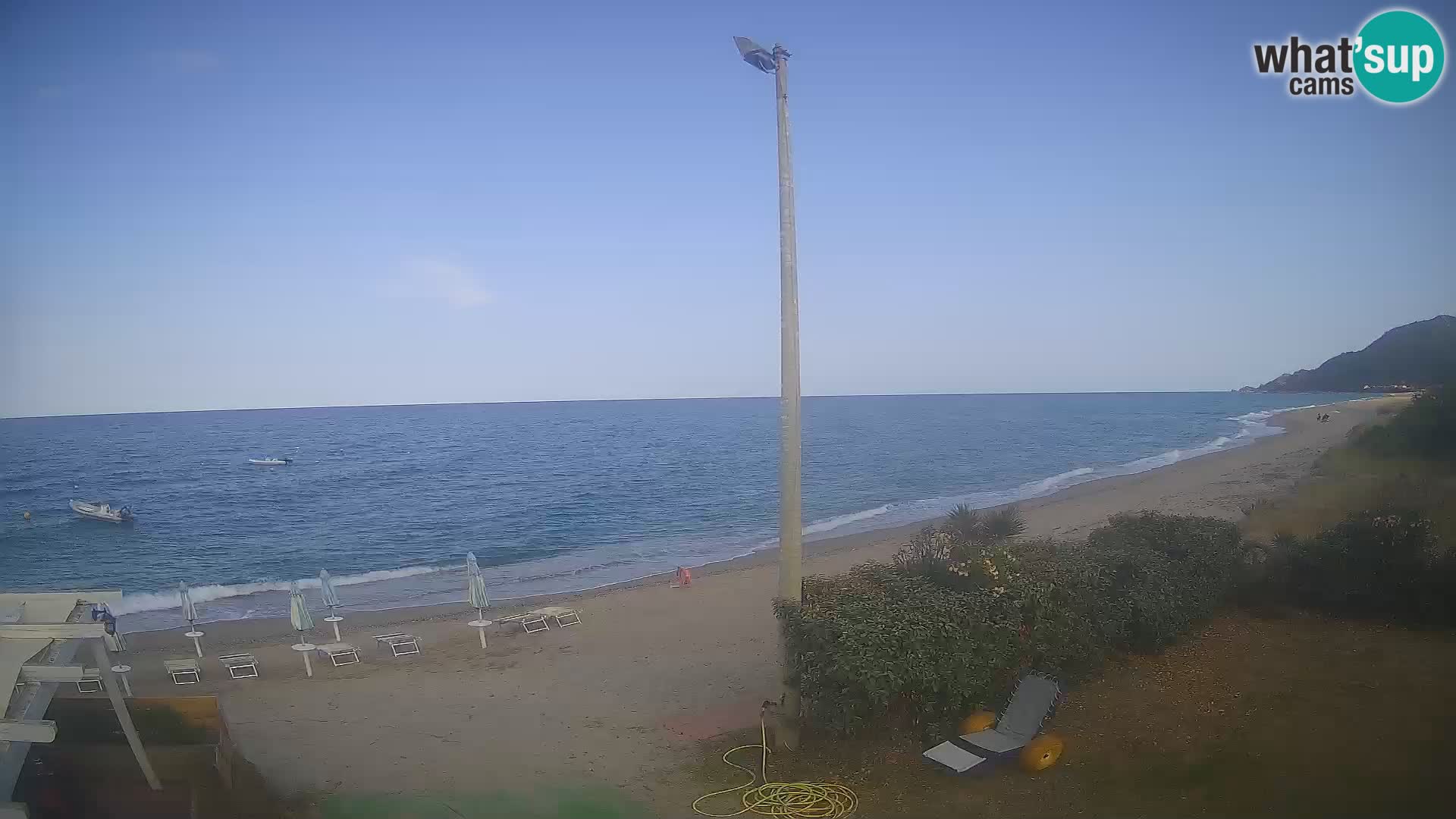 Camera en vivo playa Museddu – Ogliastra – Cerdeña – Italia