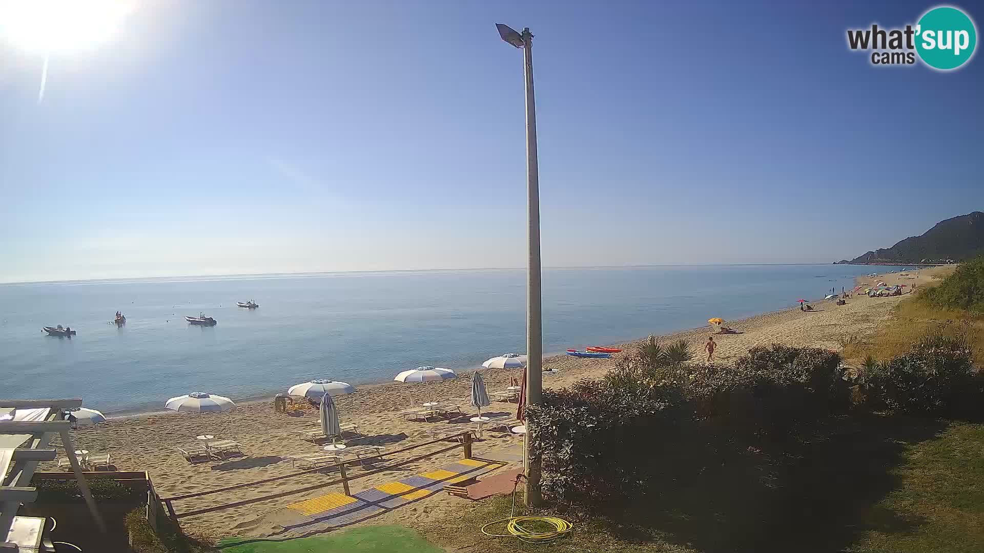 LIVE webcam Museddu beach – Ogliastra – Sardinia – Italy