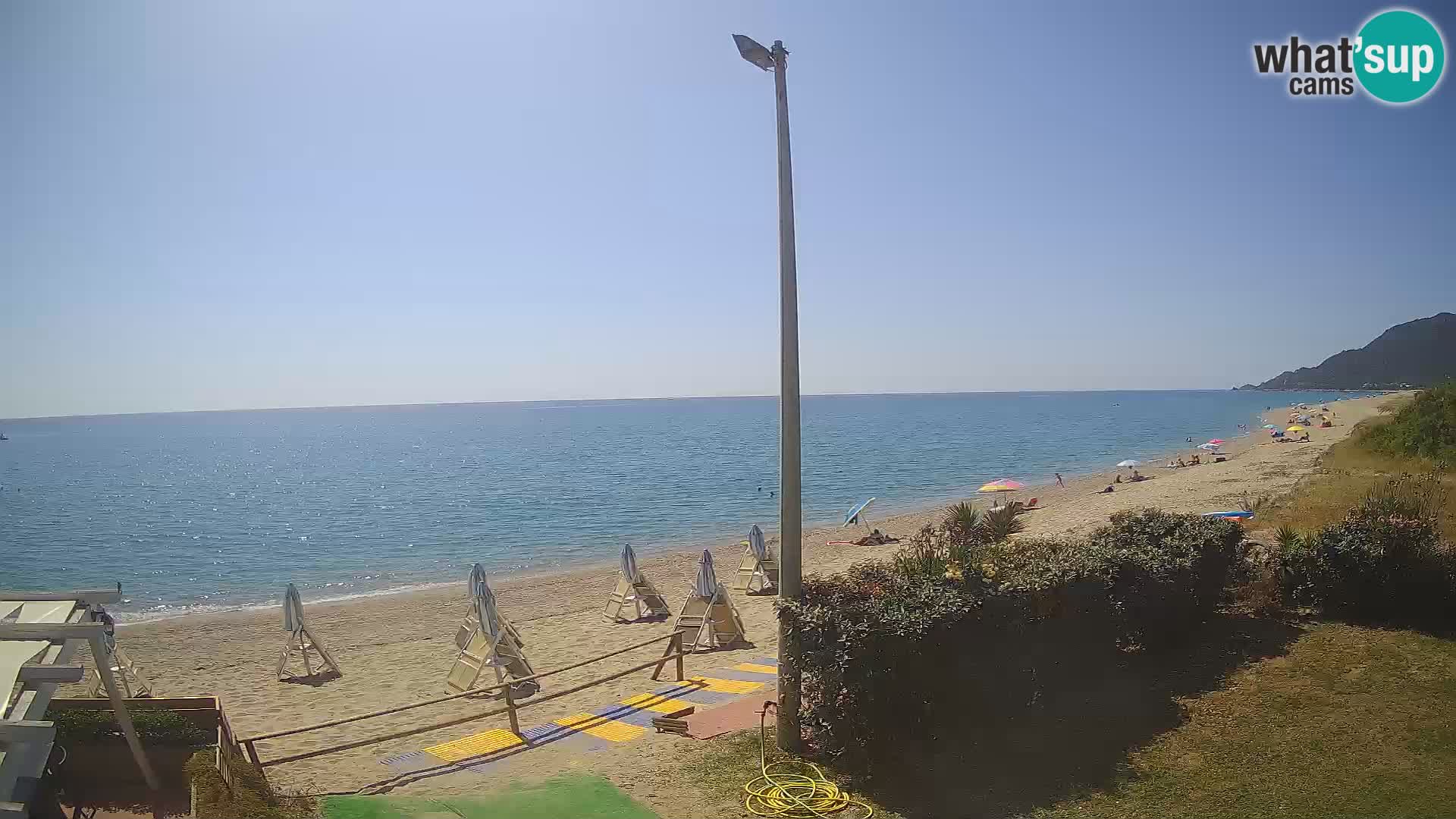 Spletna kamera plaža Museddu – Ogliastra – Sardinija – Italija