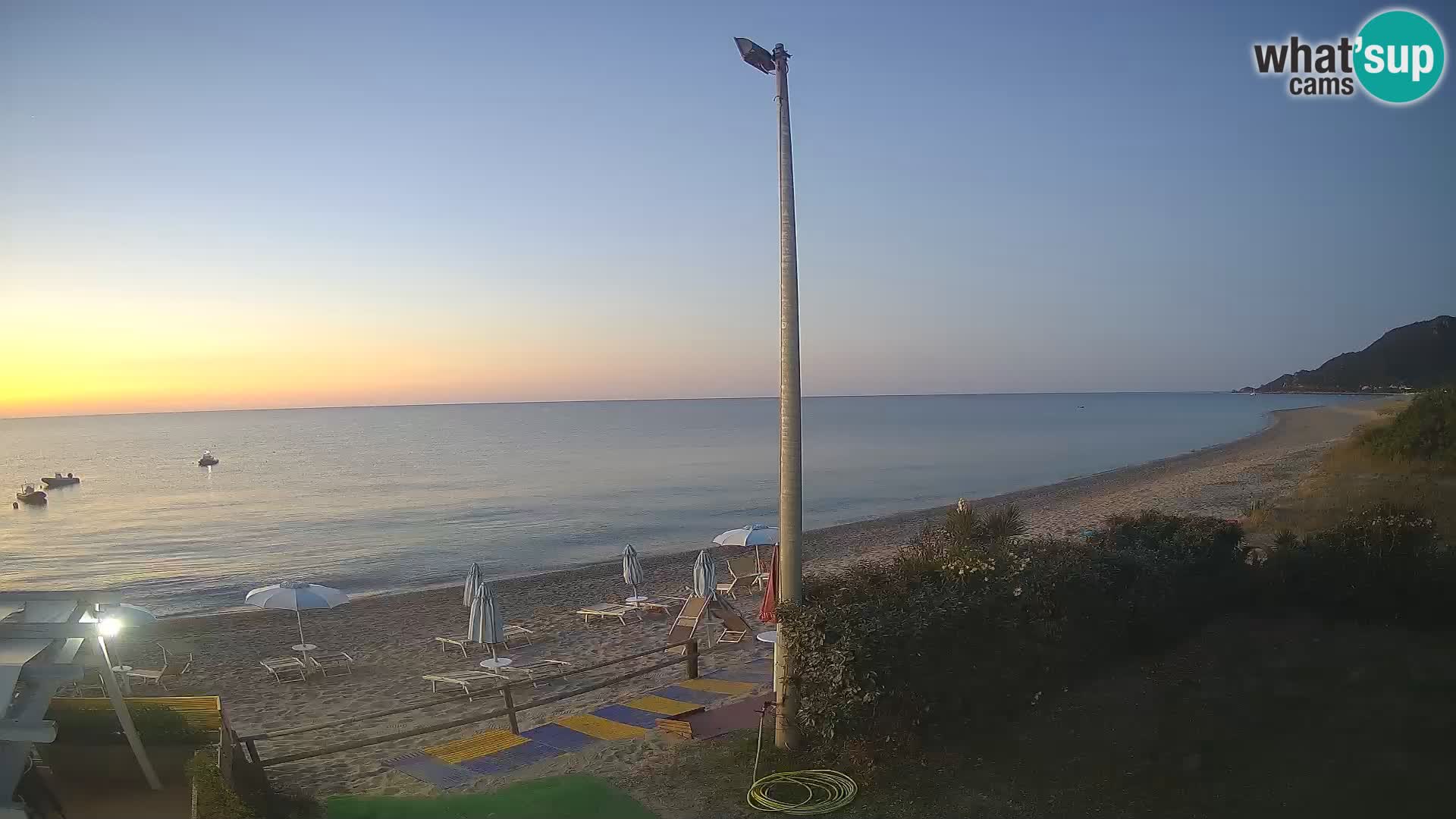 Webcam plage Museddu – Ogliastra livecam Sardaigne – Italie