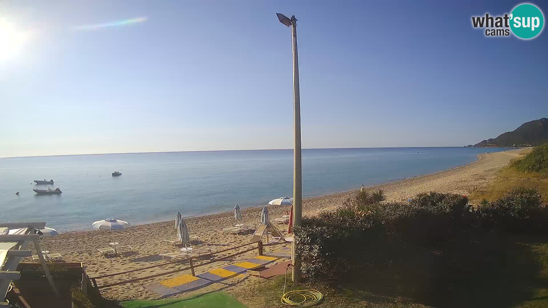 LIVE webcam Museddu beach – Ogliastra – Sardinia – Italy