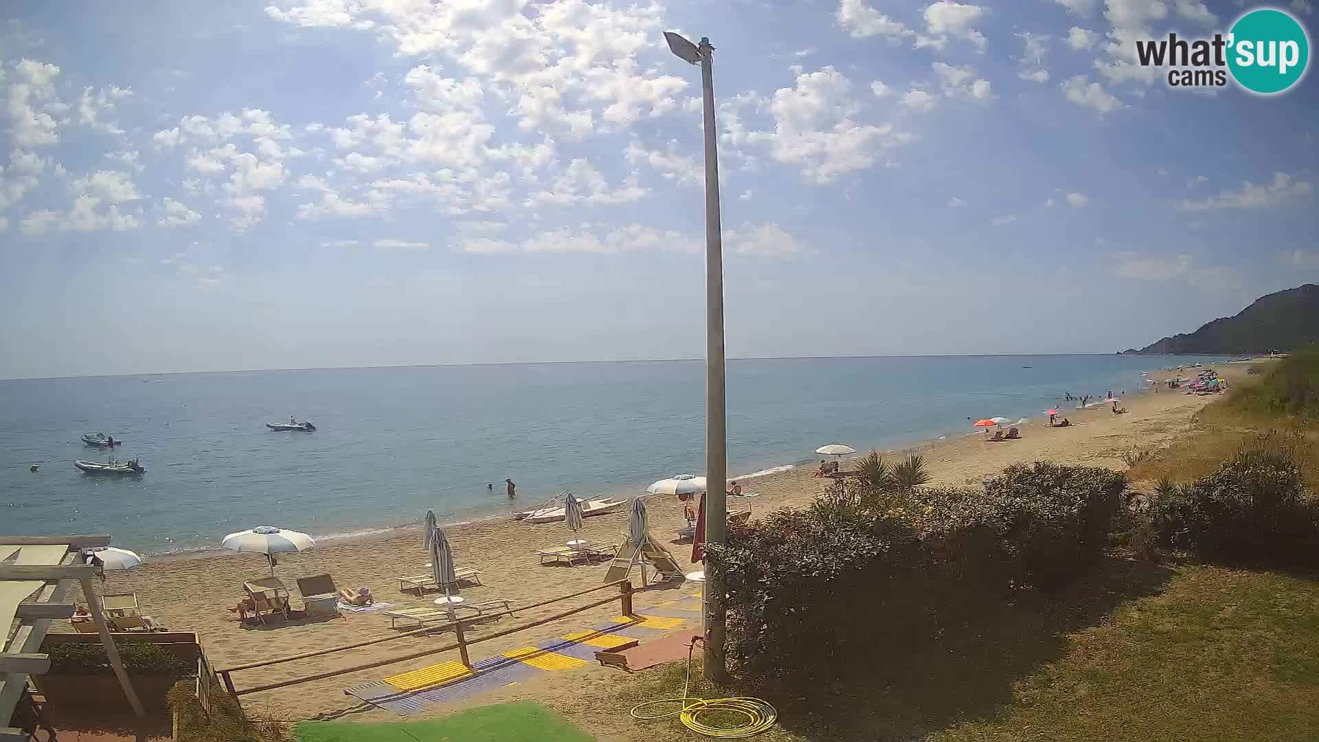 LIVE webcam Museddu beach – Ogliastra – Sardinia – Italy